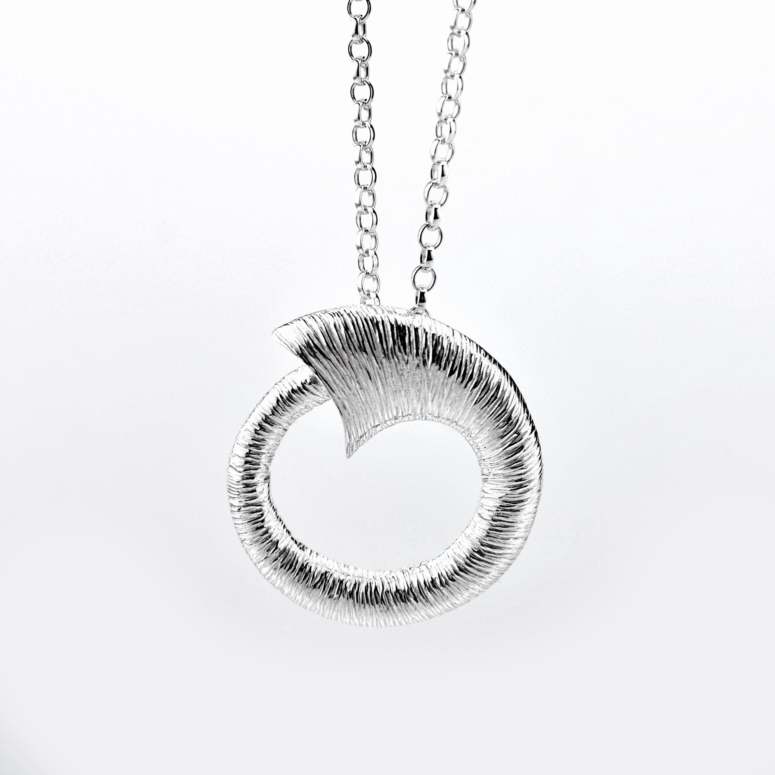 Martina Hamilton Pendants/Necklaces Croí­ Sliogán | Sterling Silver Pendant Signature