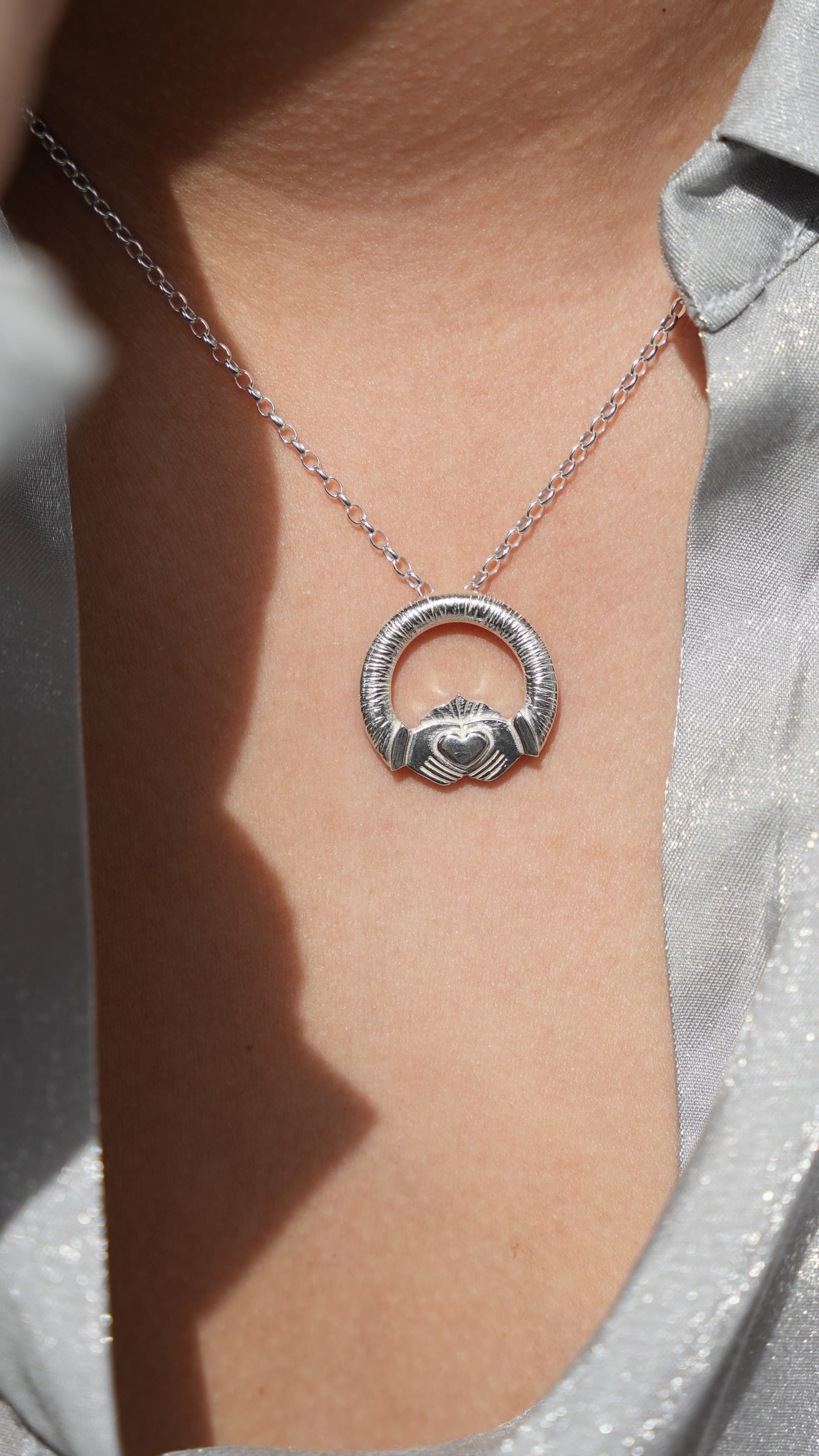Martina Hamilton Pendants/Necklaces Ériu | Claddagh Sterling Silver Pendant