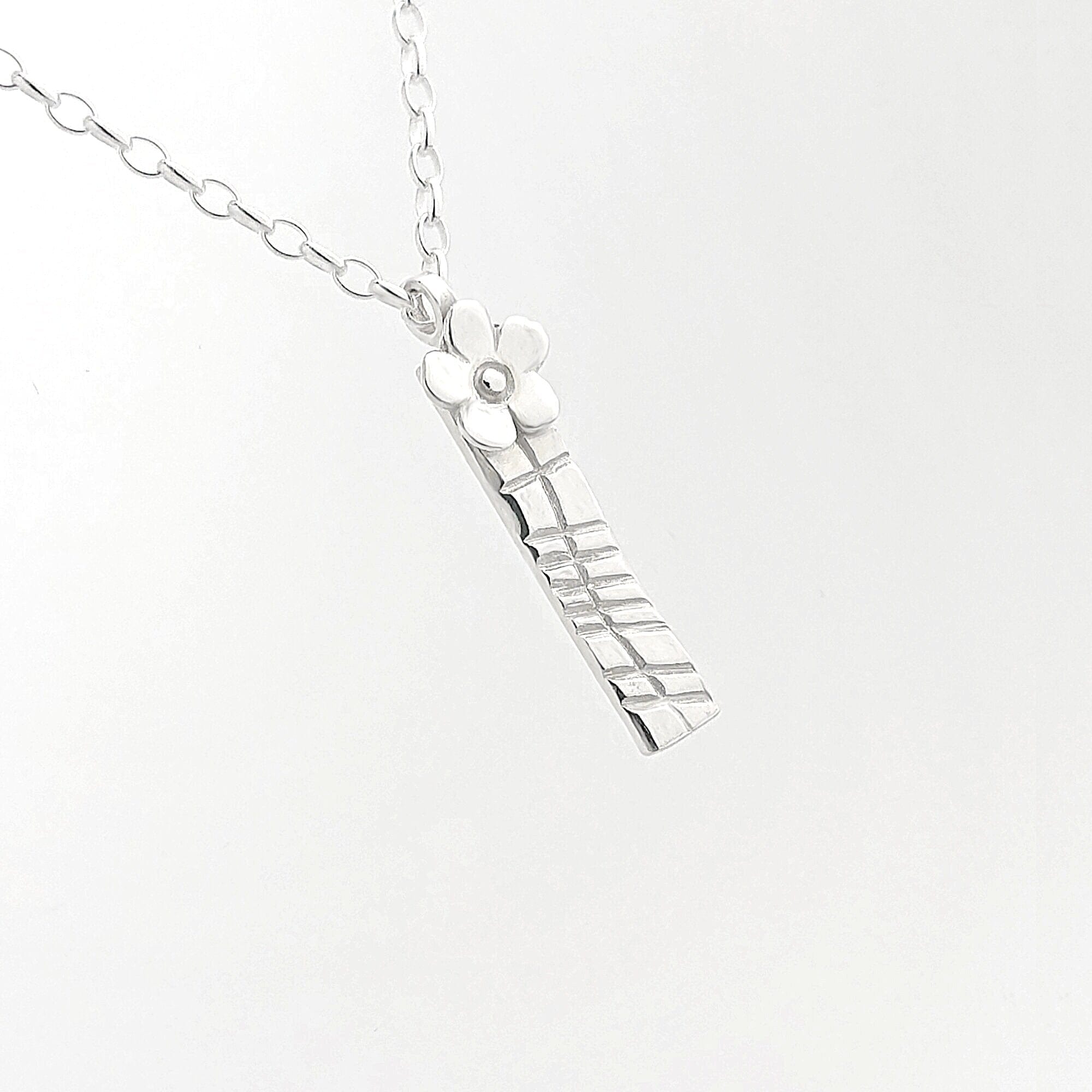 Martina Hamilton Pendants/Necklaces Forget Me Not | Sterling Silver Ogham Grá Love Pendant
