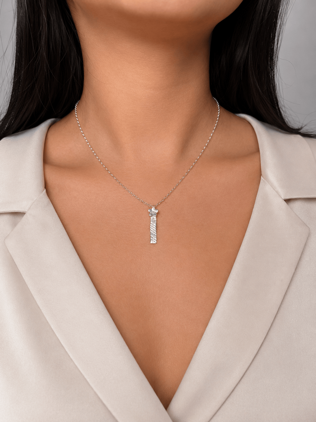 Martina Hamilton Pendants/Necklaces Forget Me Not | Sterling Silver Ogham Grá Love Pendant