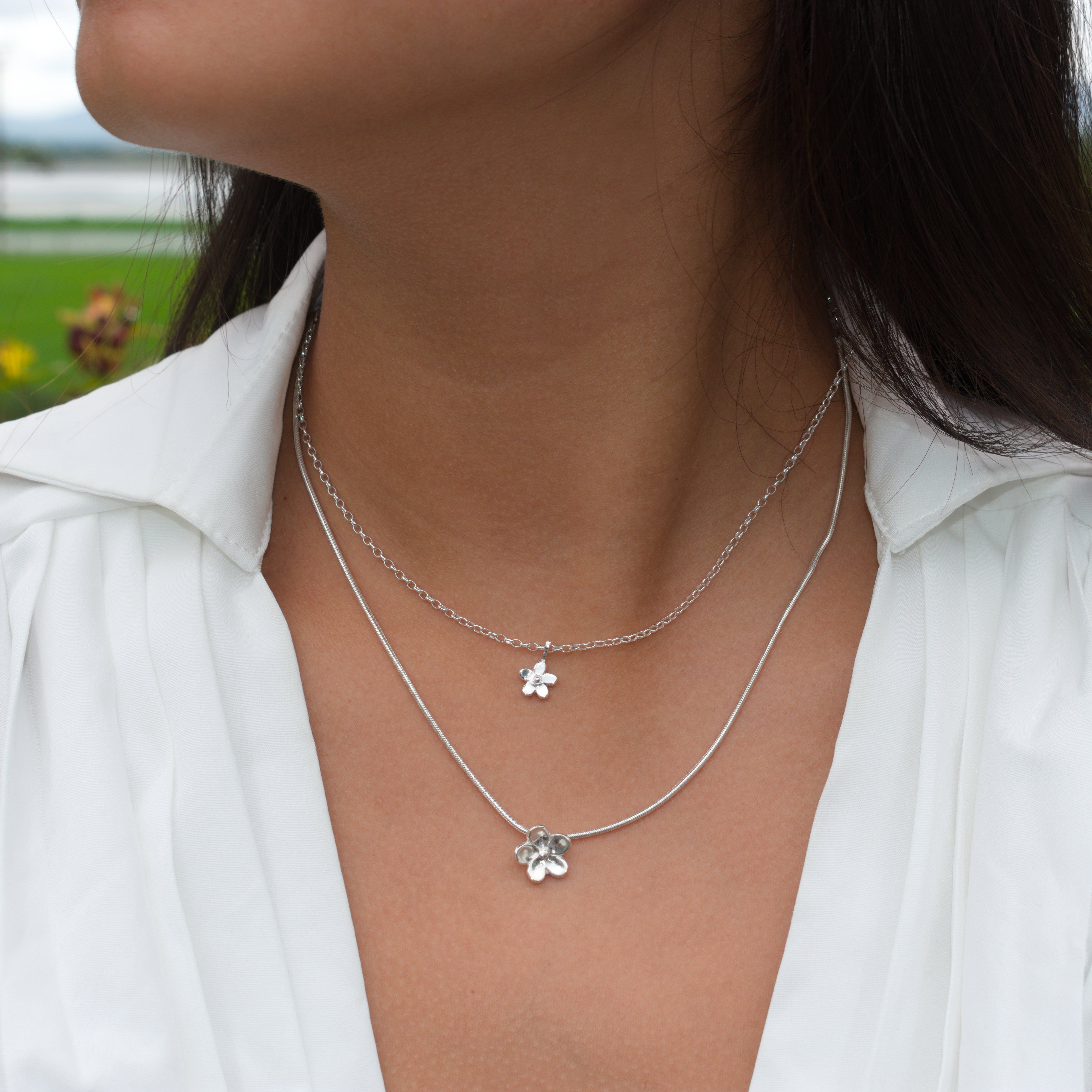 Martina Hamilton Pendants/Necklaces Forget Me Not | Sterling Silver Pendant Petite