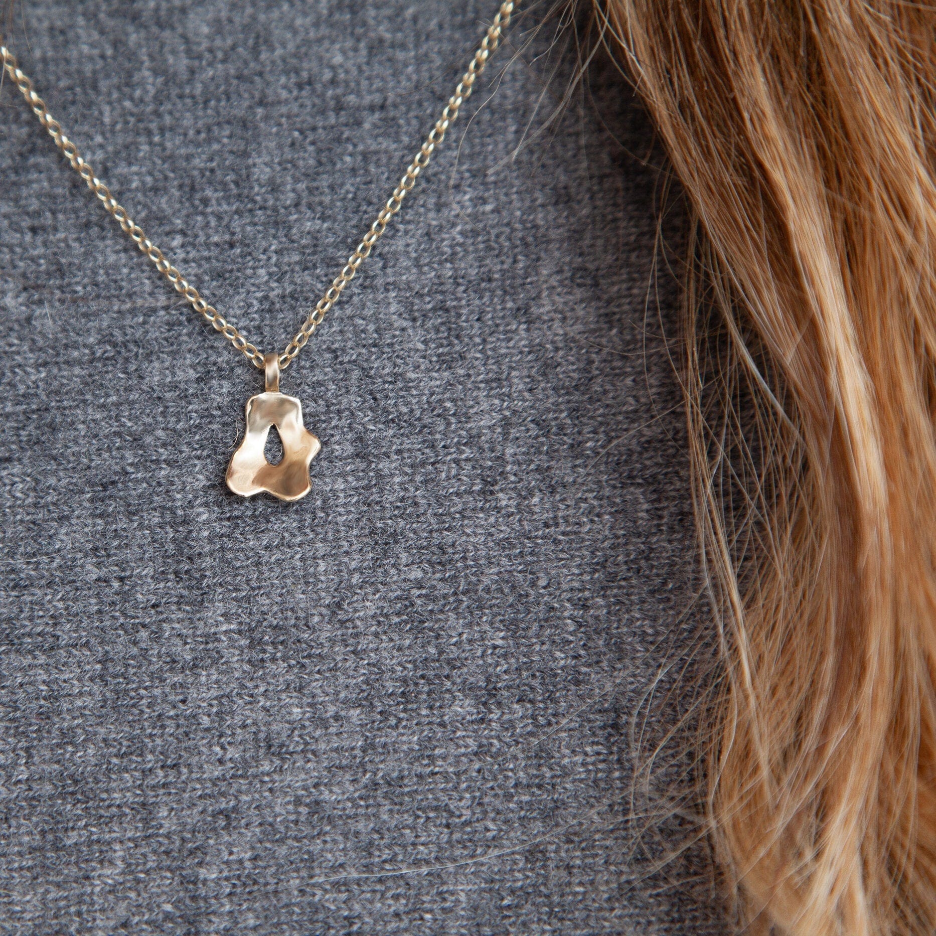 Martina Hamilton Pendants/Necklaces Reflections | 9ct Solid Gold Pendant Small
