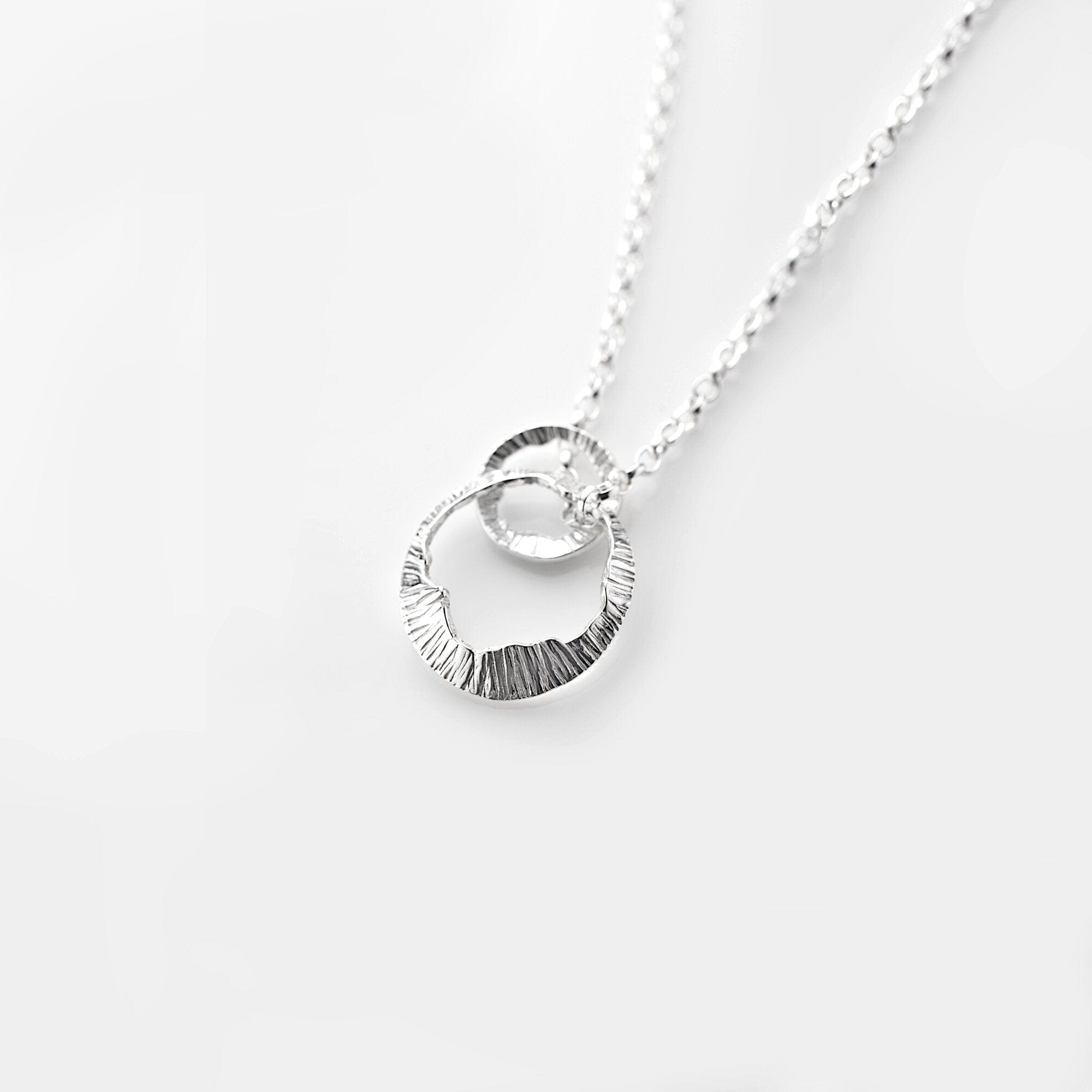Martina Hamilton Shell | Sterling Silver Double Pendant Small