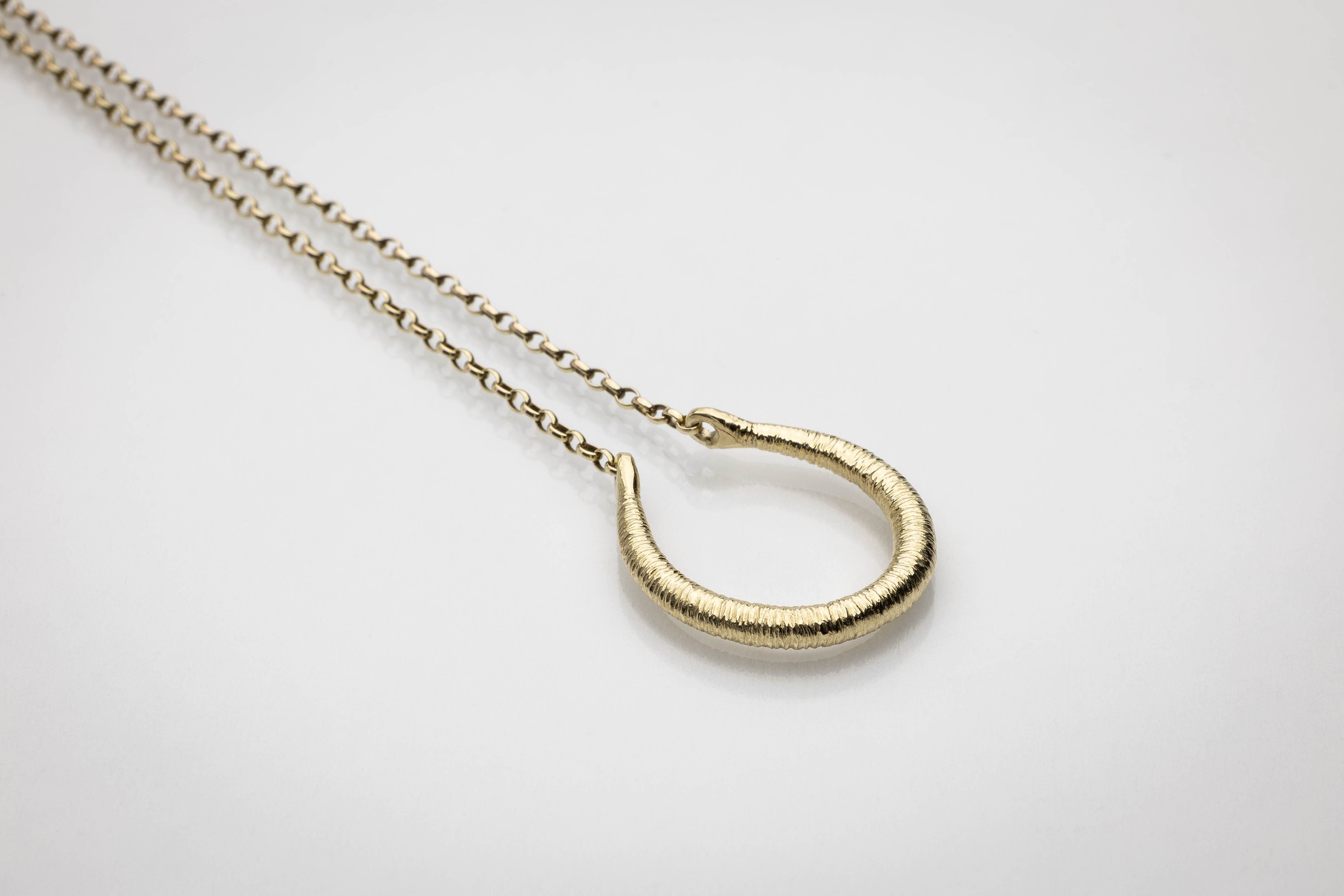 Martina Hamilton Pendants/Necklaces Síoda | 9ct Solid Gold Torc Pendant Small