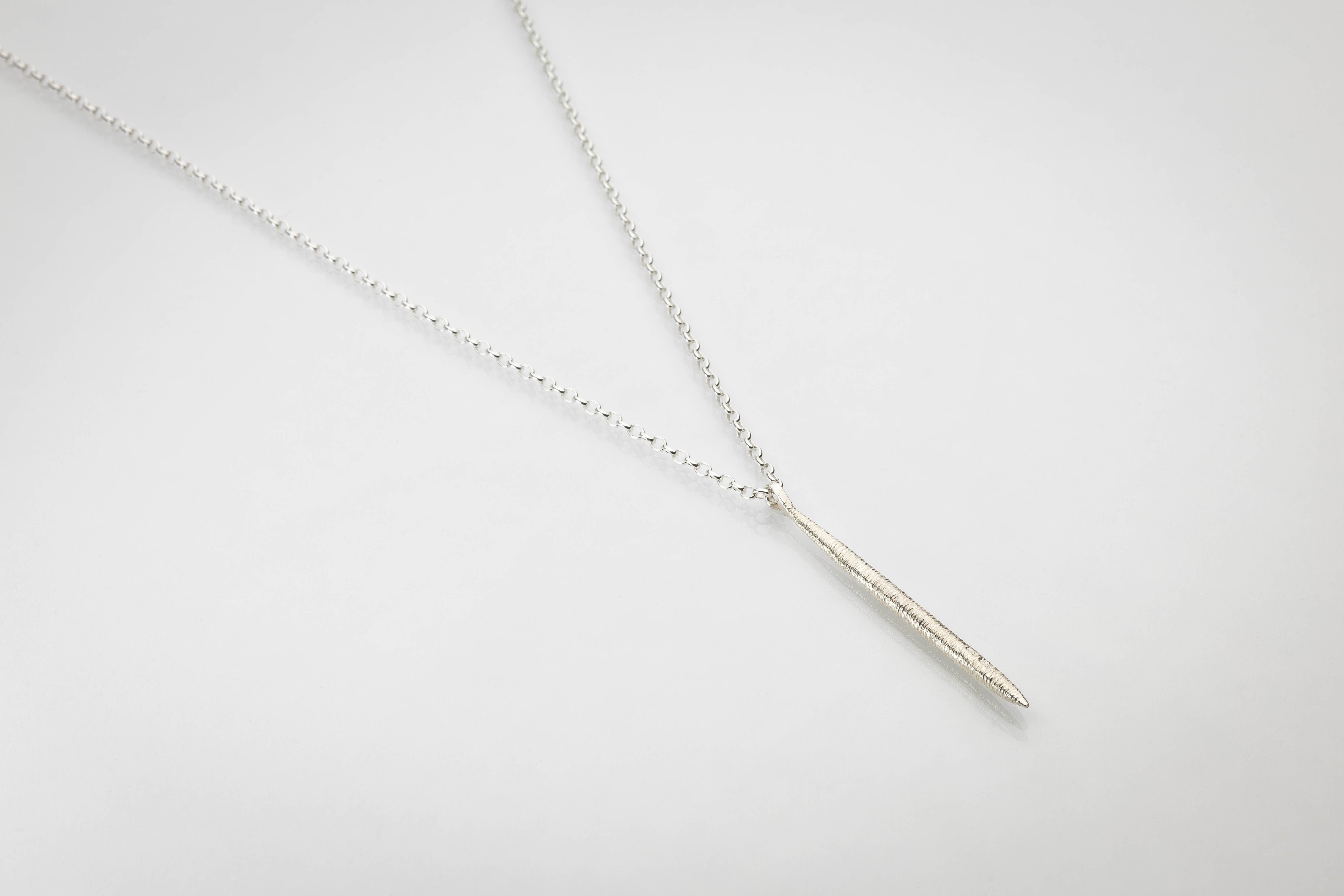 Martina Hamilton Pendants/Necklaces Síoda | Sterling Silver Long Drop Pendant