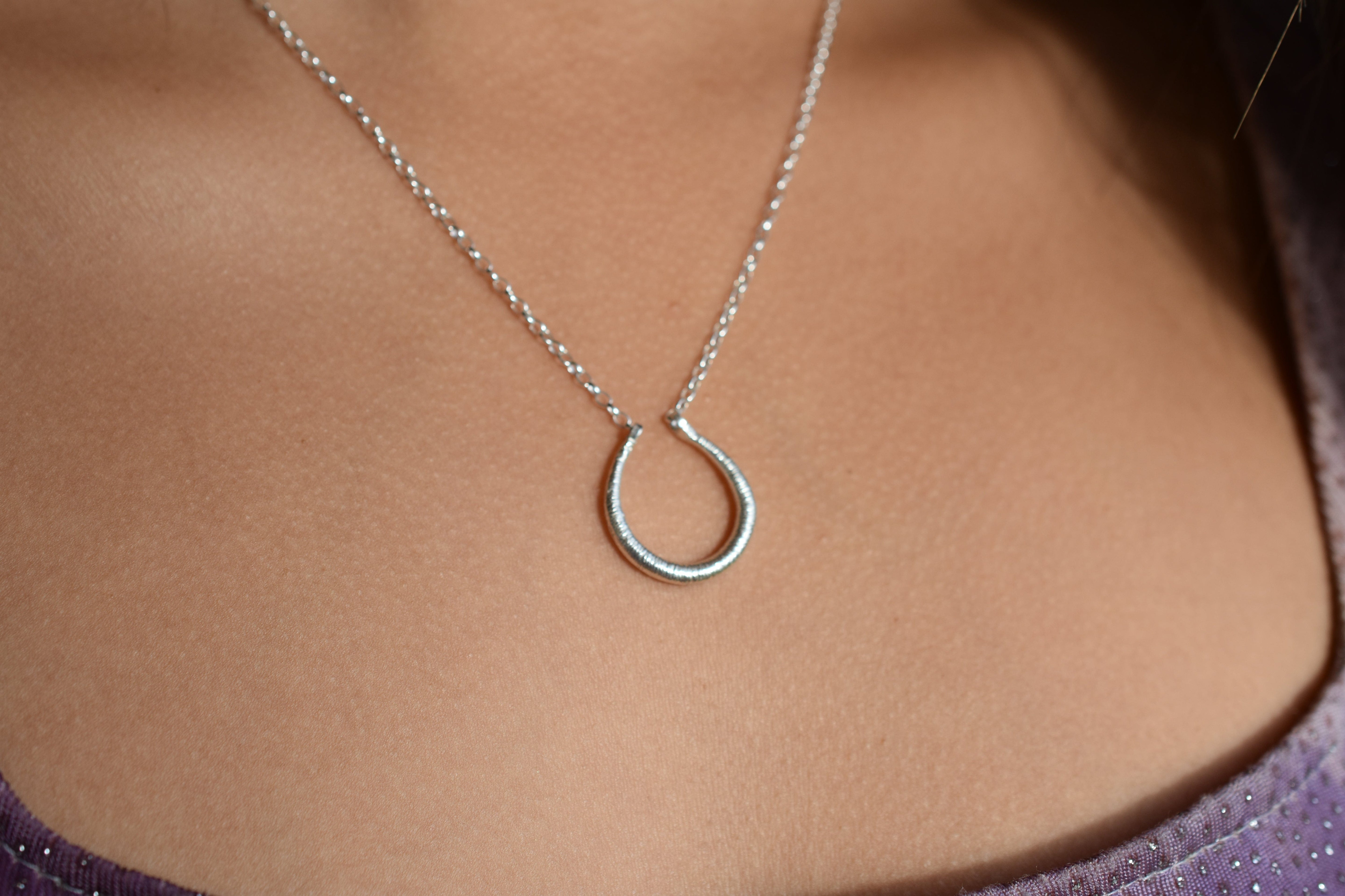 Martina Hamilton Pendants/Necklaces Síoda | Sterling Silver Torc Pendant Medium