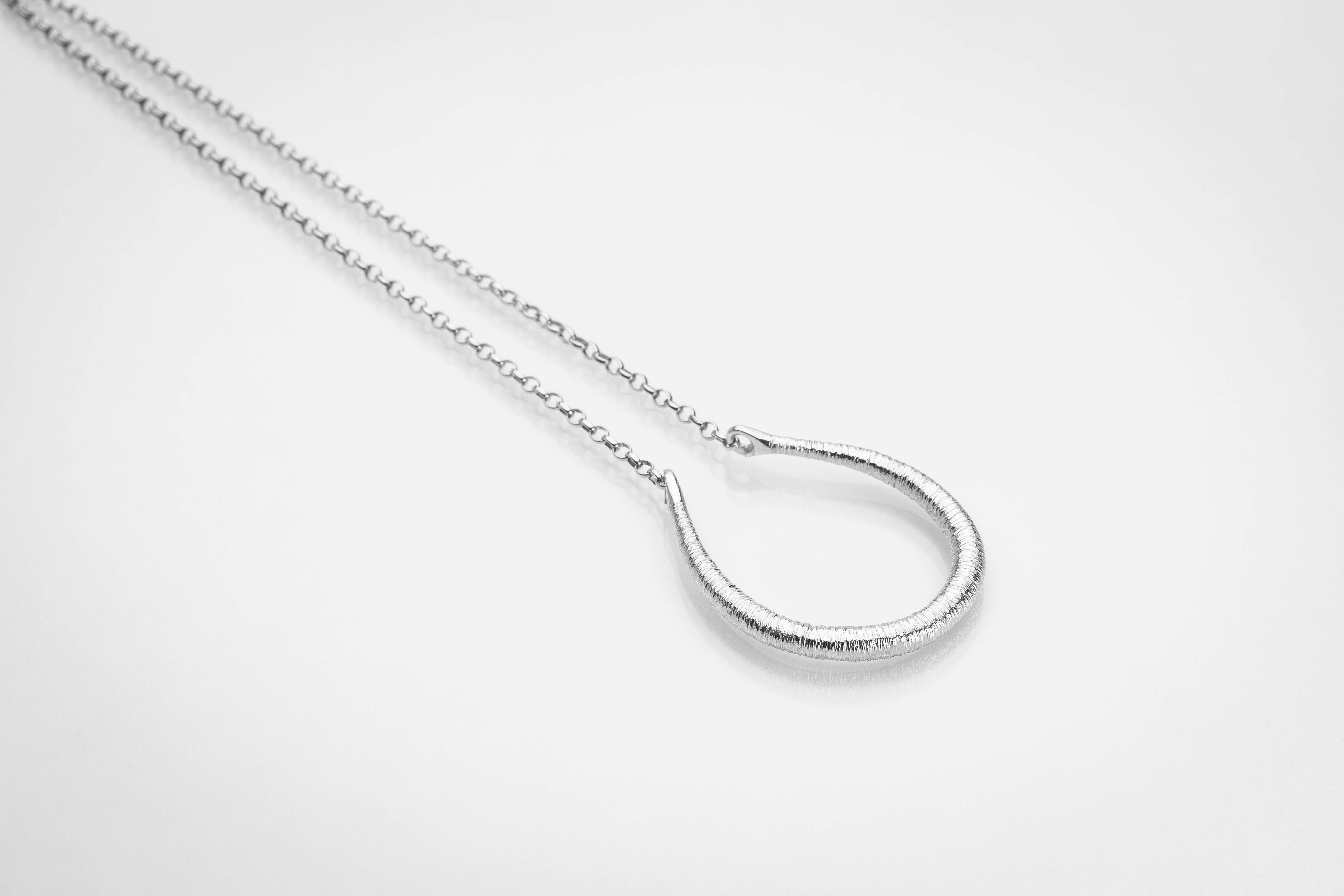 Martina Hamilton Pendants/Necklaces Síoda | Sterling Silver Torc Pendant Medium