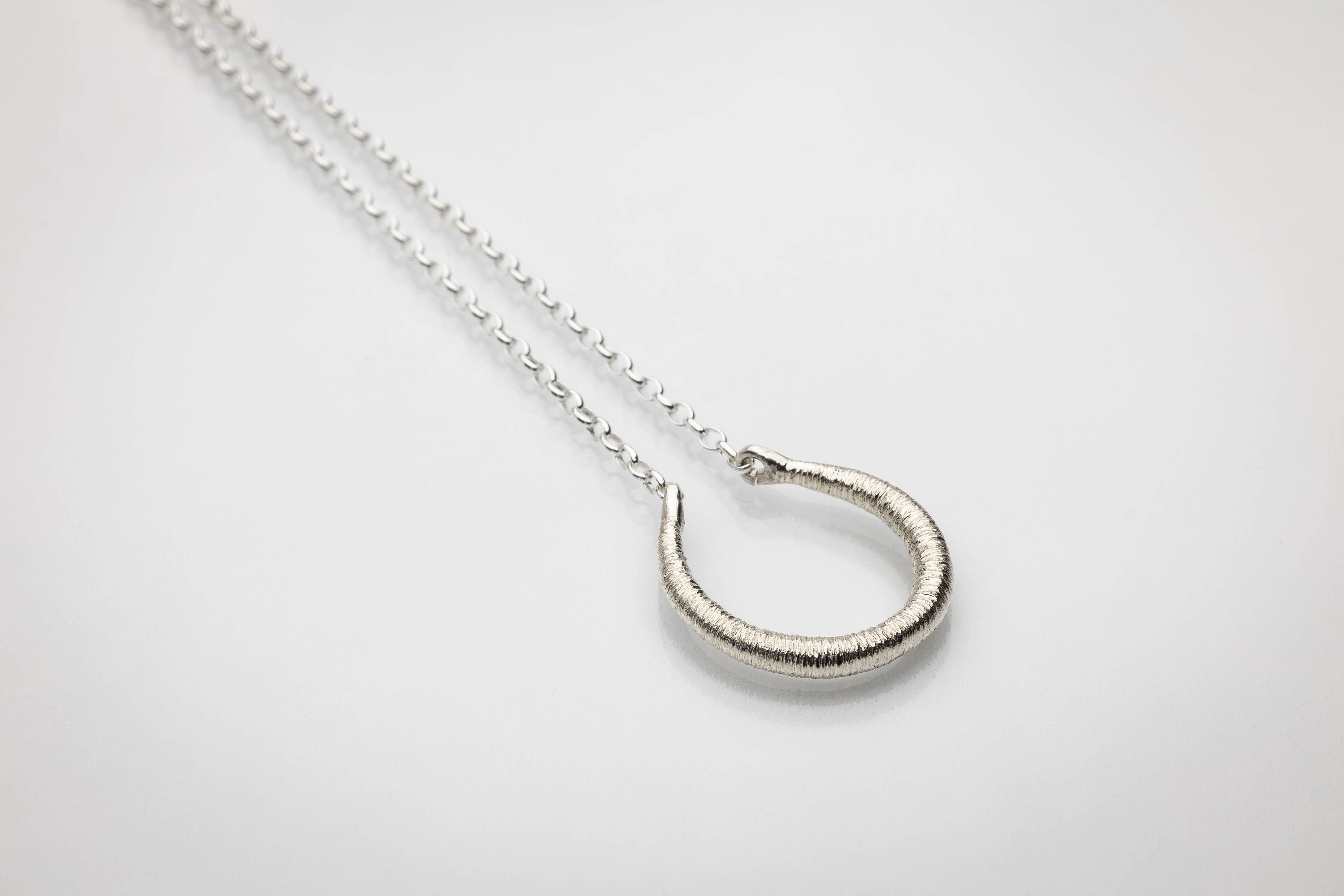 Martina Hamilton Pendants/Necklaces Síoda | Sterling Silver Torc Pendant Small
