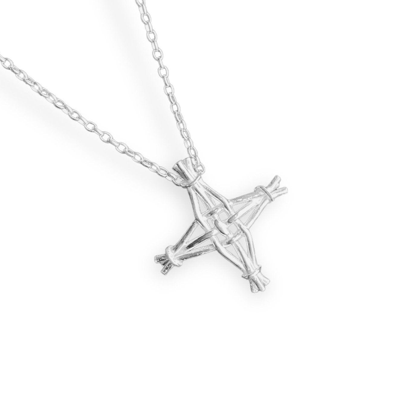 Martina Hamilton Pendants/Necklaces St. Brigid Cross | Sterling Silver Woven Reed Pendant Medium