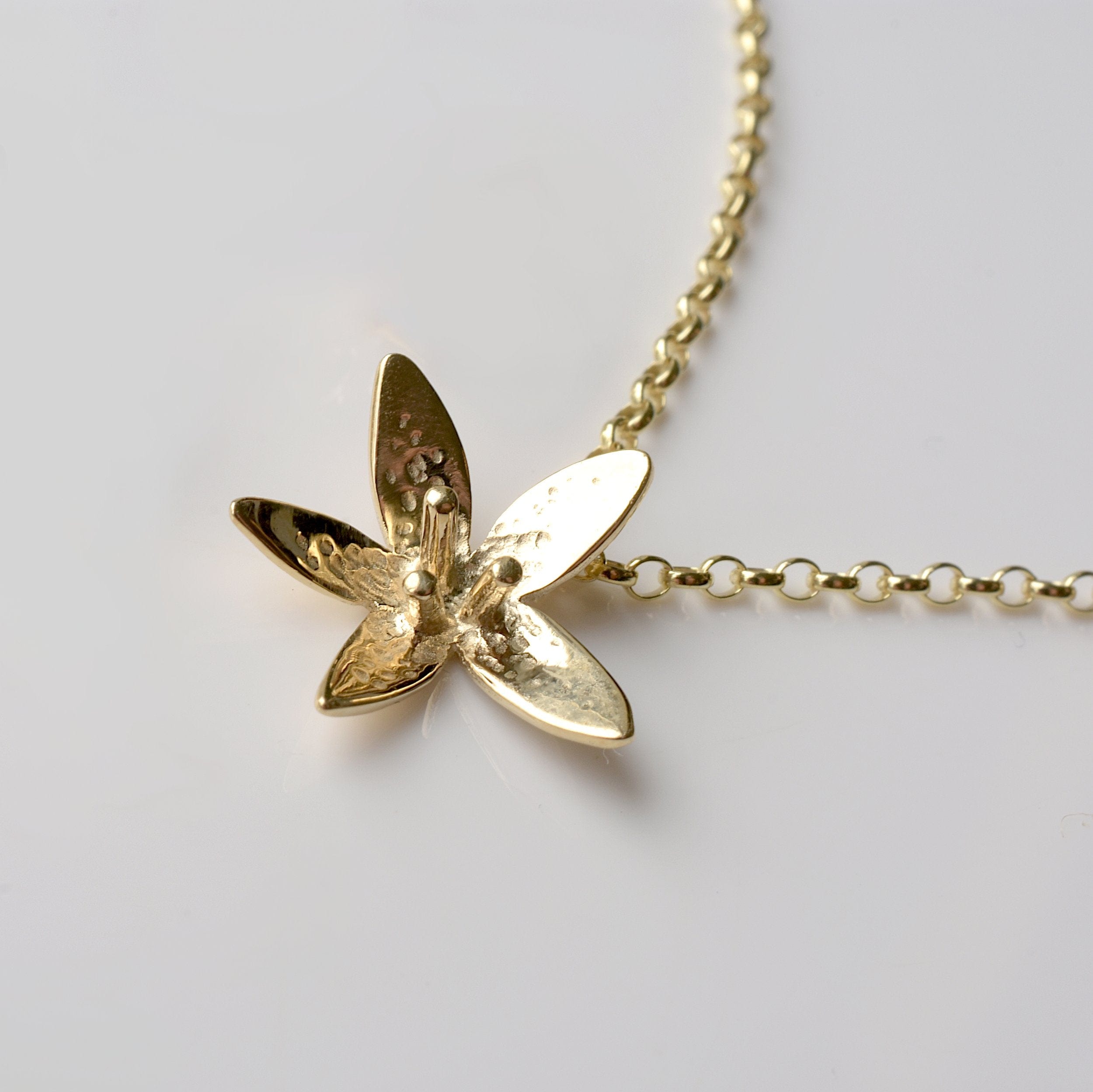 Martina Hamilton Pendants/Necklaces Star Flower | 9ct Solid Gold Pendant Small
