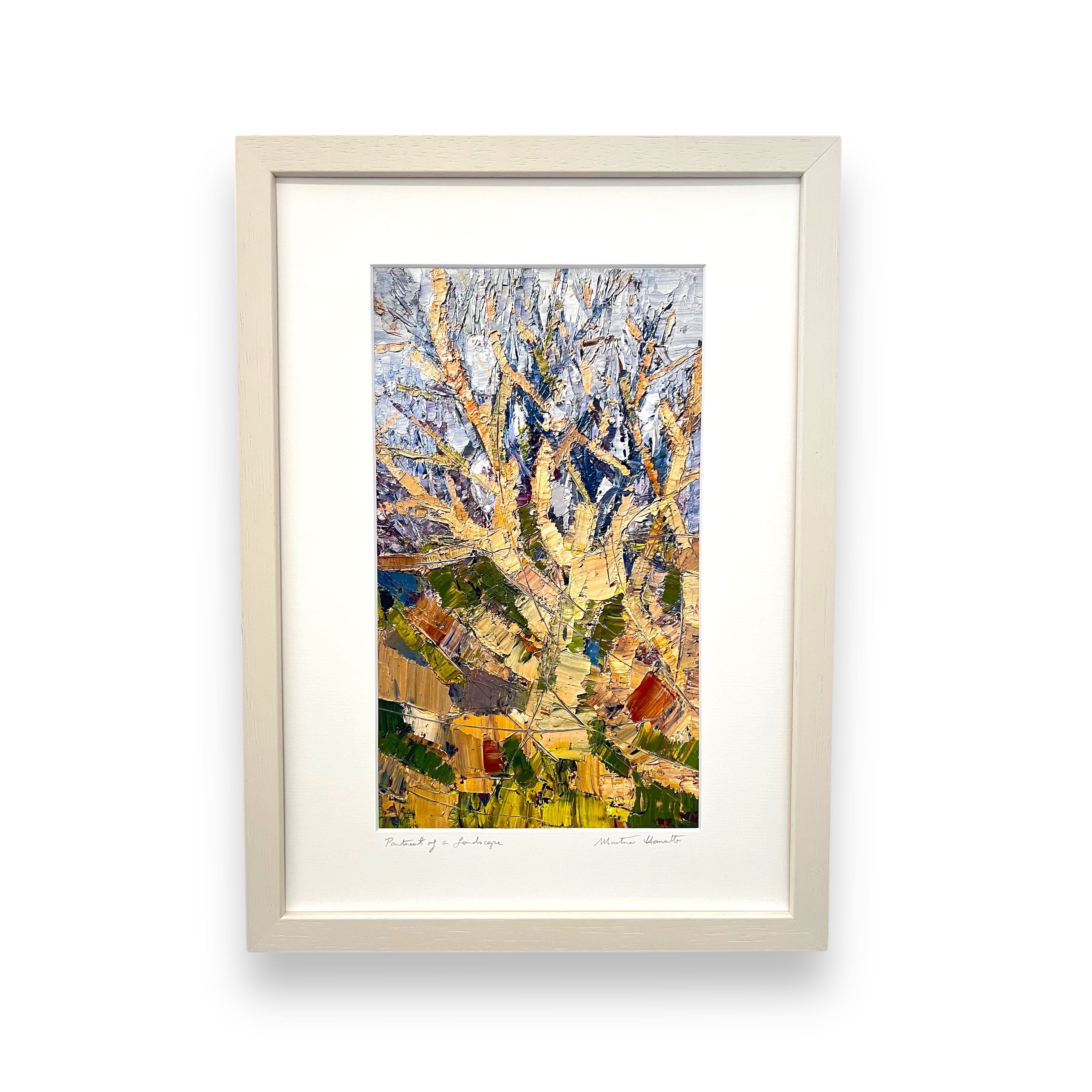 Martina Hamilton Prints Portrait of Landscape | Framed Art Print