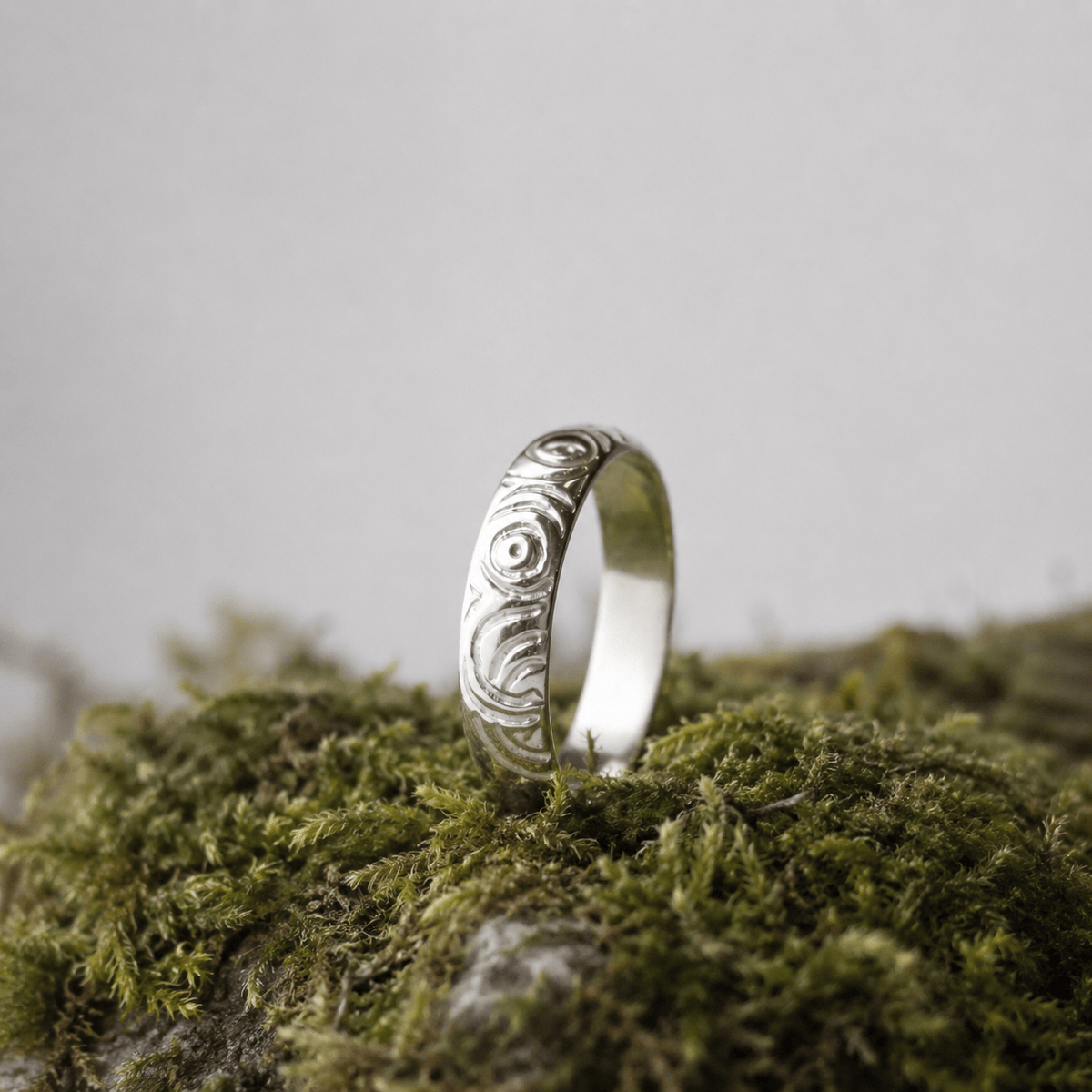 Martina Hamilton Rings Carrowmore | Sterling Silver Wide Ring