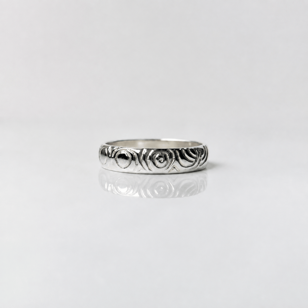 Martina Hamilton Rings Carrowmore | Sterling Silver Wide Ring