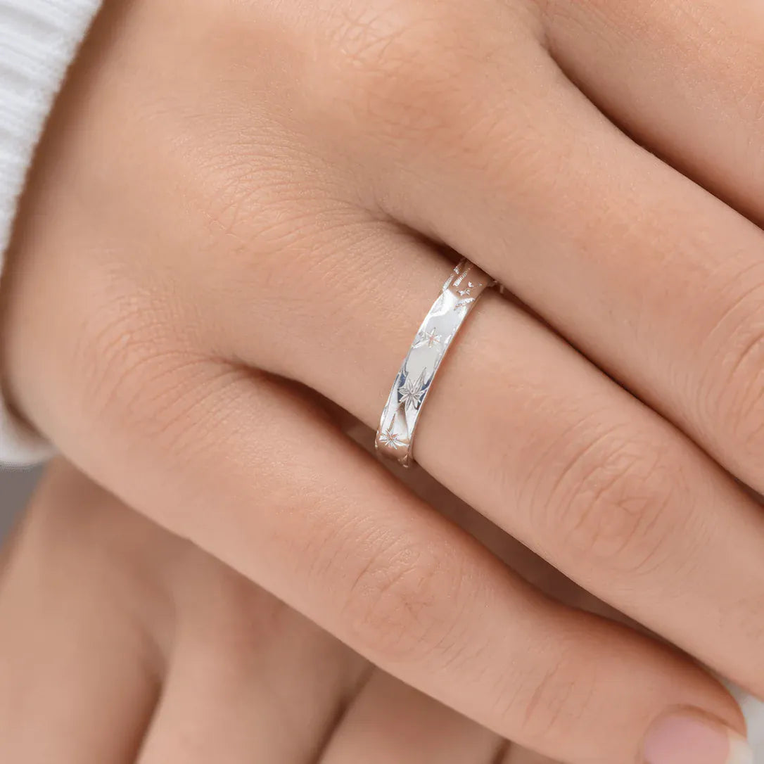 Martina Hamilton Rings Heaven | Sterling Silver 3mm Width Ring