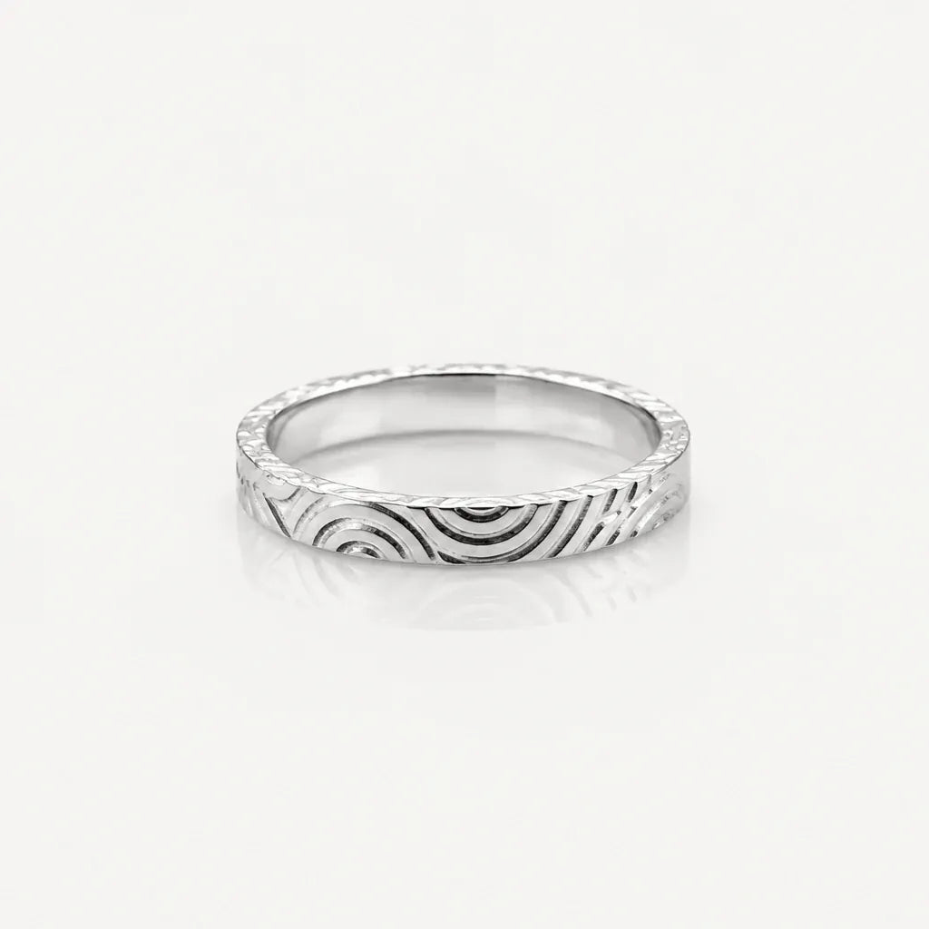 Martina Hamilton Rings Heaven | Sterling Silver 3mm Width Ring