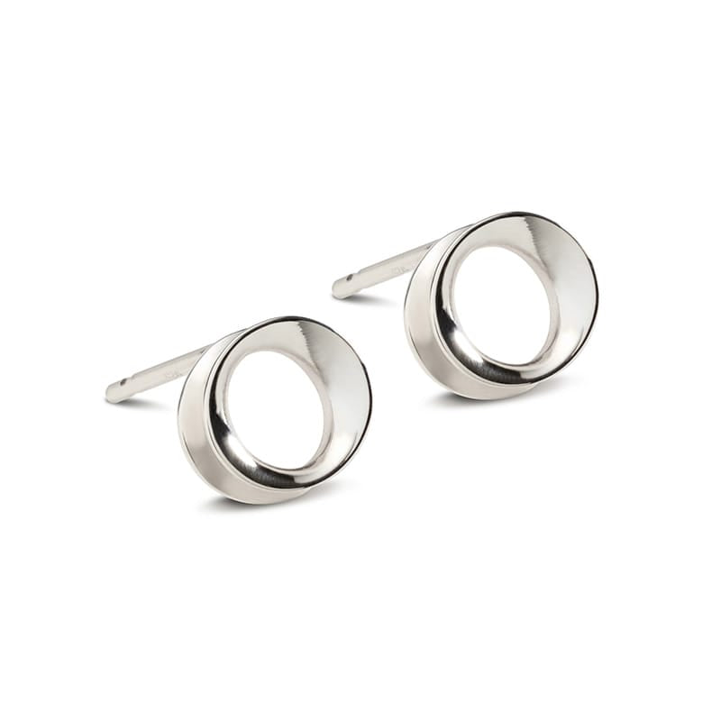 Maureen Lynch Earrings Wave | Sterling Silver Stud Earrings | Small