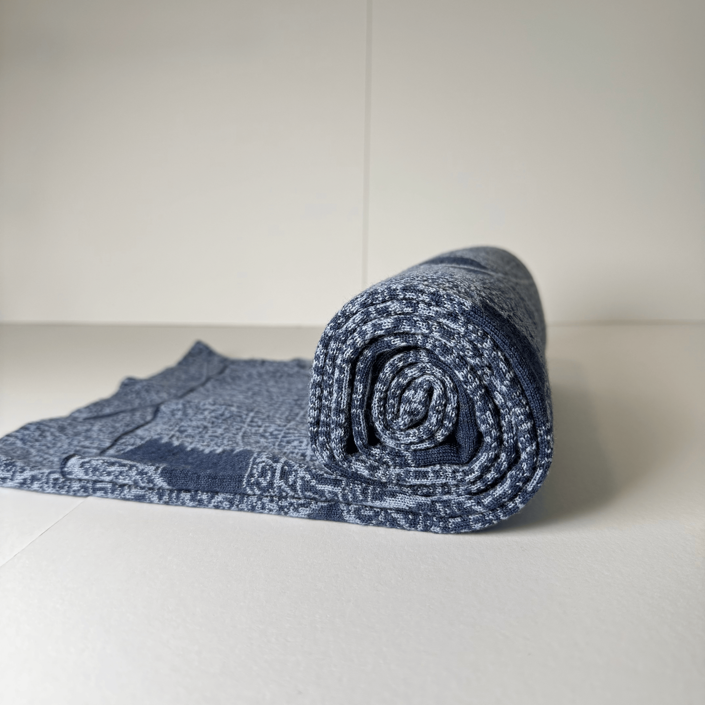 McKernan Scarves Denim Dusk | Samara Woollen Scarf