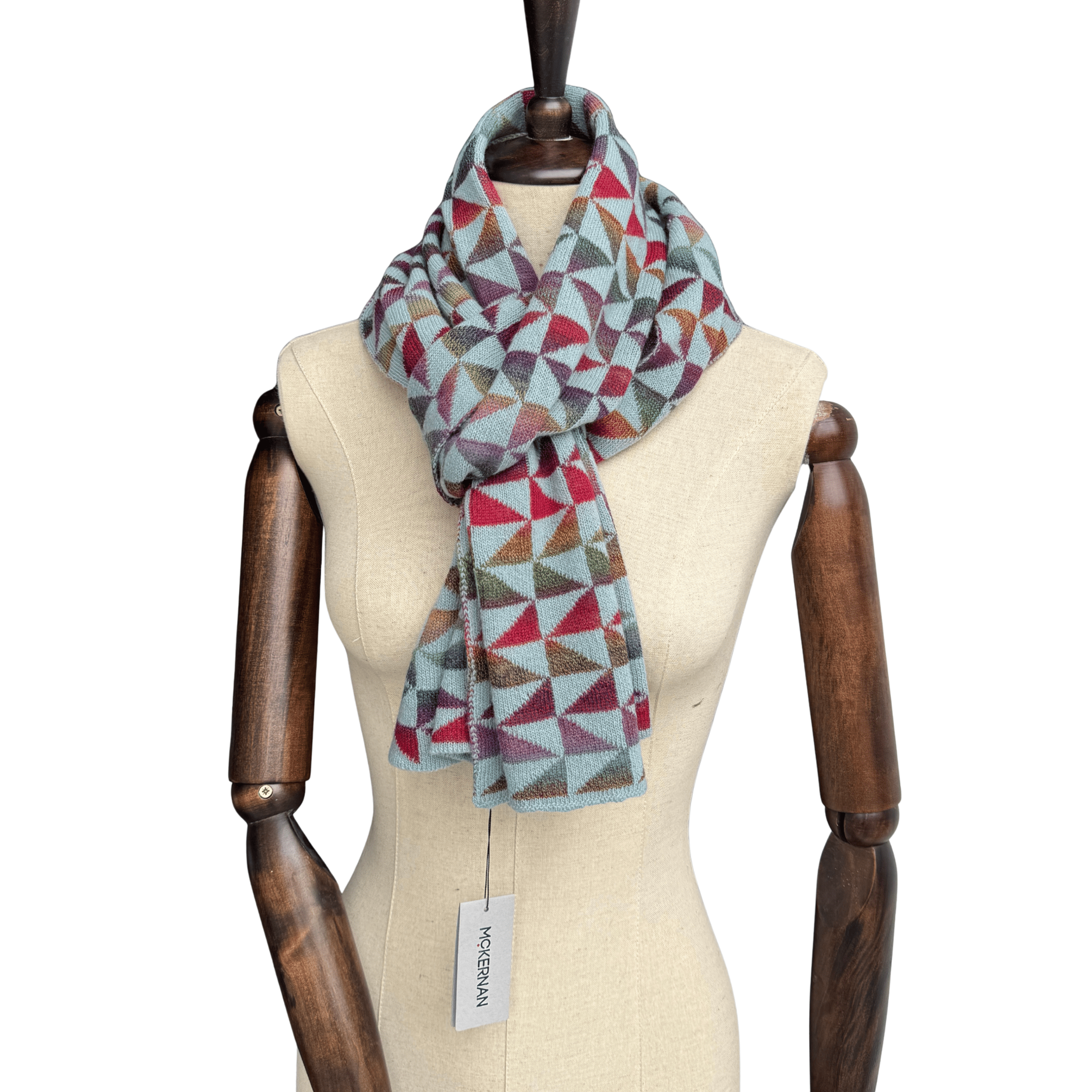 Mckernan Scarves Duck Egg | Trio Woven Scarf