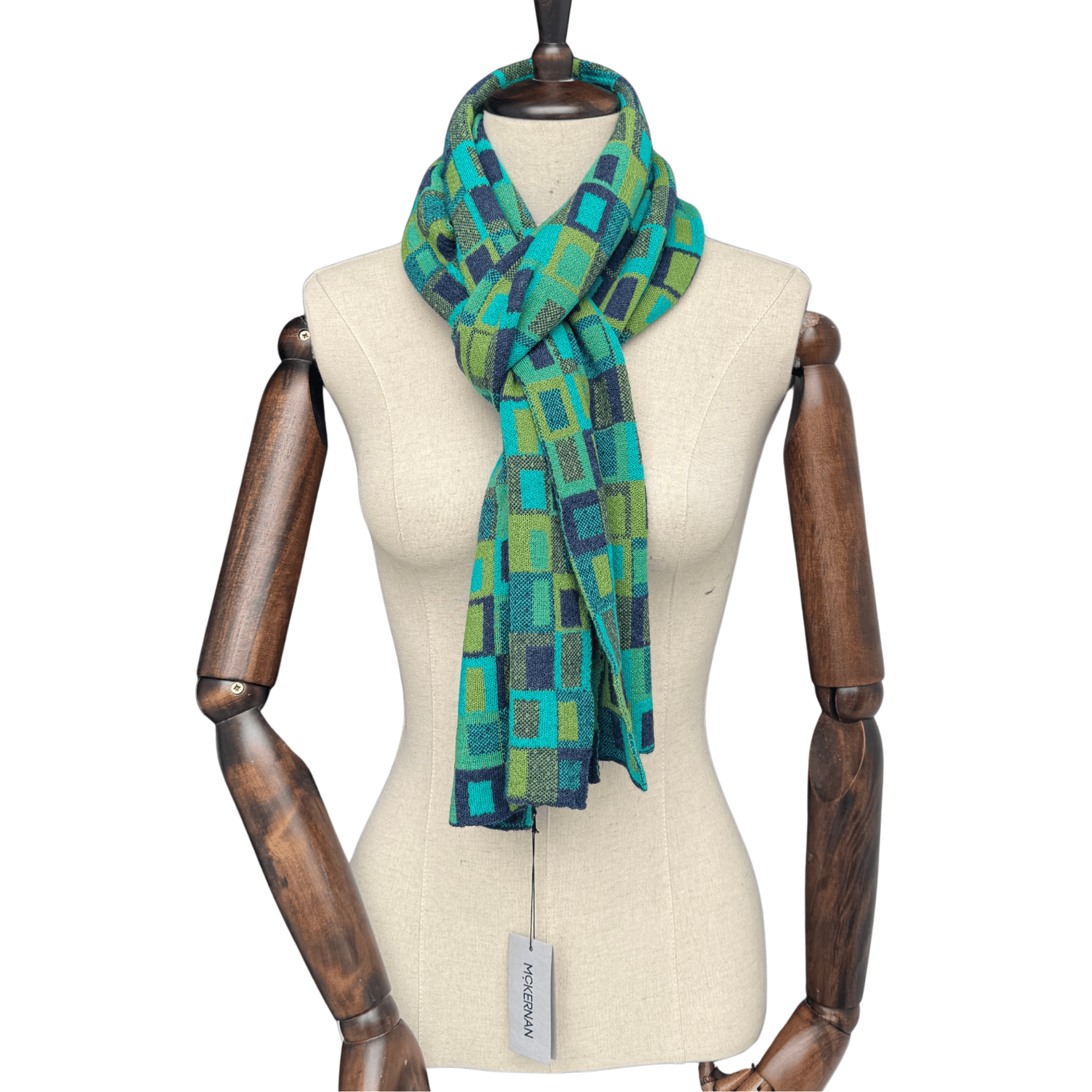 Mckernan Scarves Emerald Spirit | Glint Woven Scarf