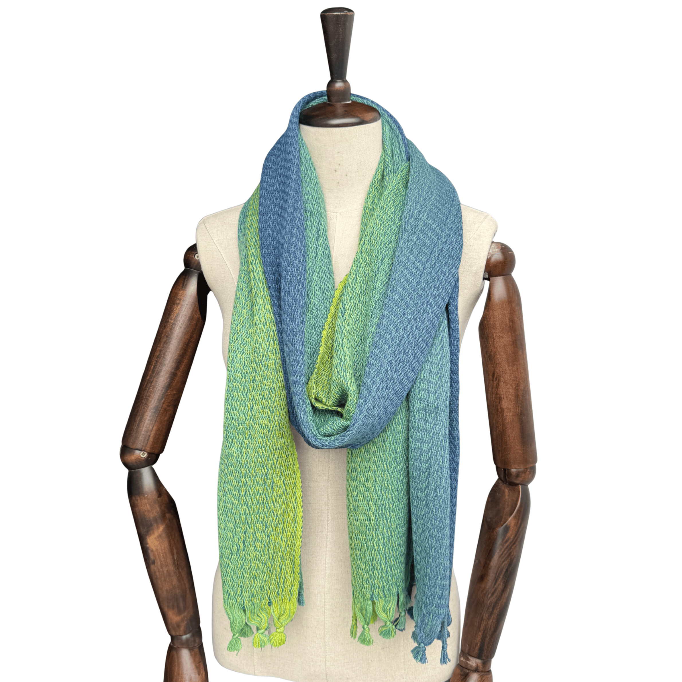 McKernan Scarves Green Current | Cosmo Woven Scarf