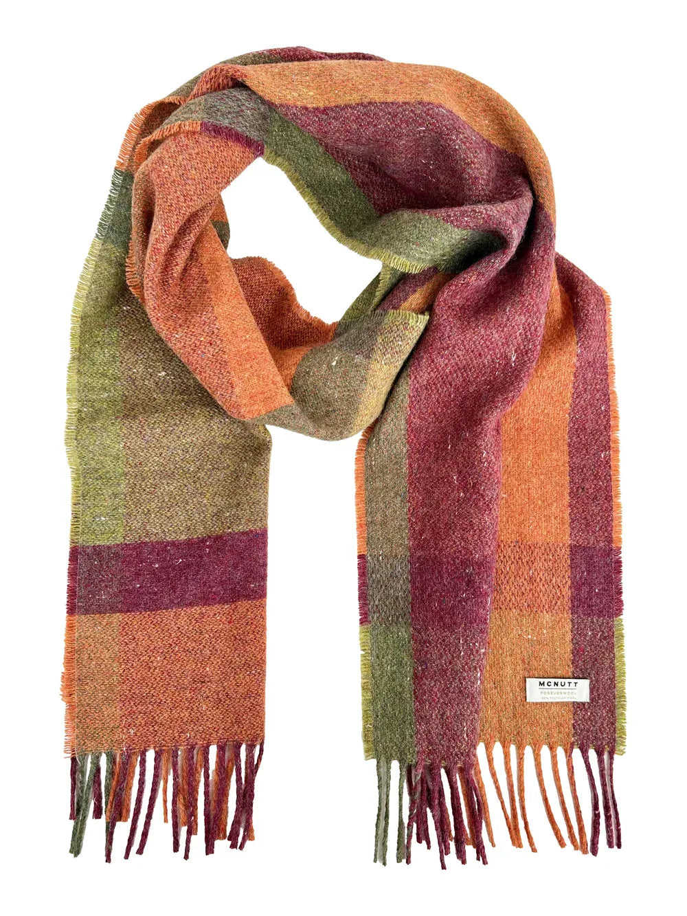 McNutt Scarves Scarf Forever Harvest Scarf | Orange, Red & Green