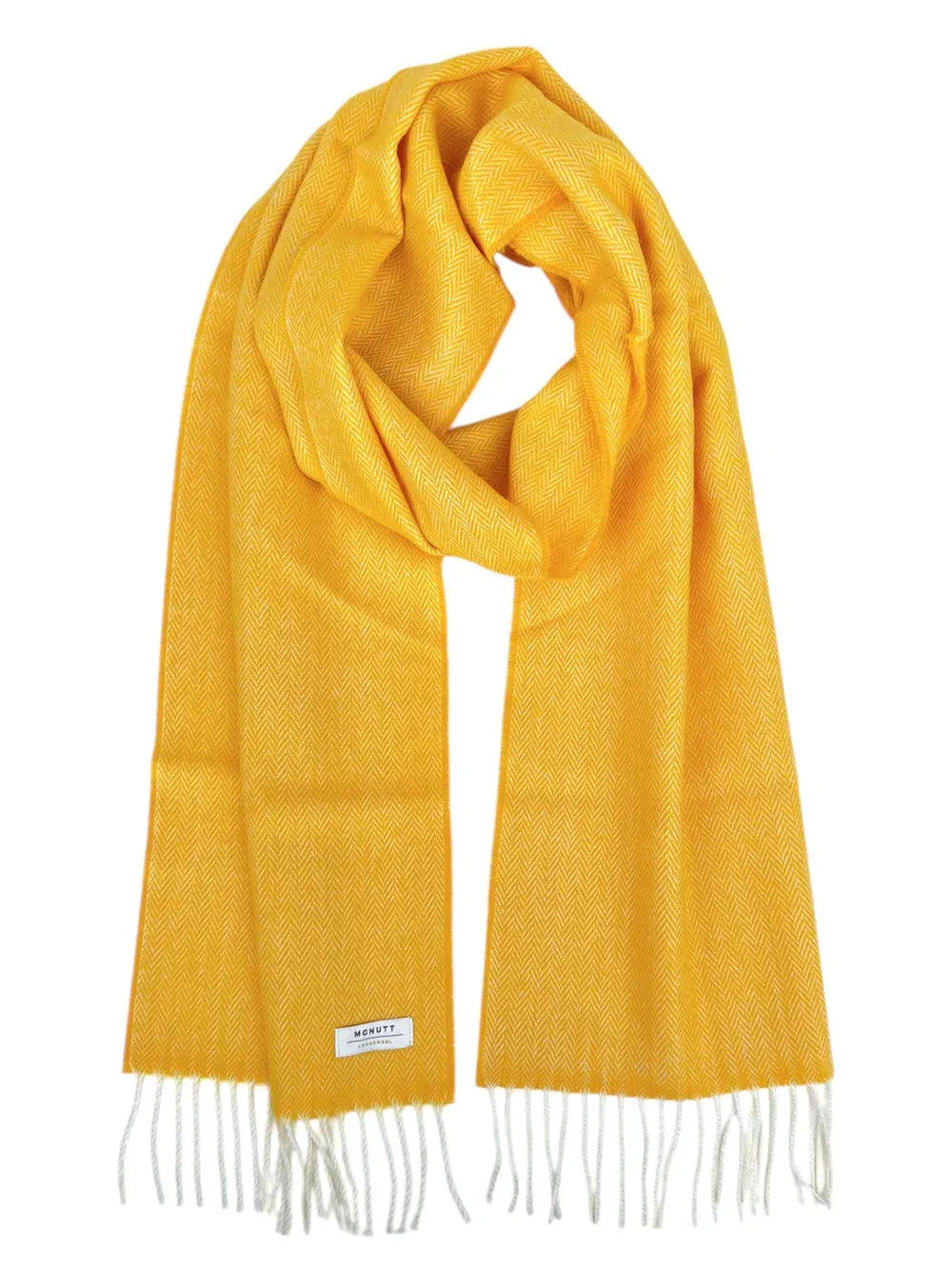 McNutt Scarves Scarf Sunflower Herringbone Scarf | Yellow