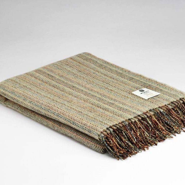 McNutt Throw Heritage Tweed Throw | Lichen