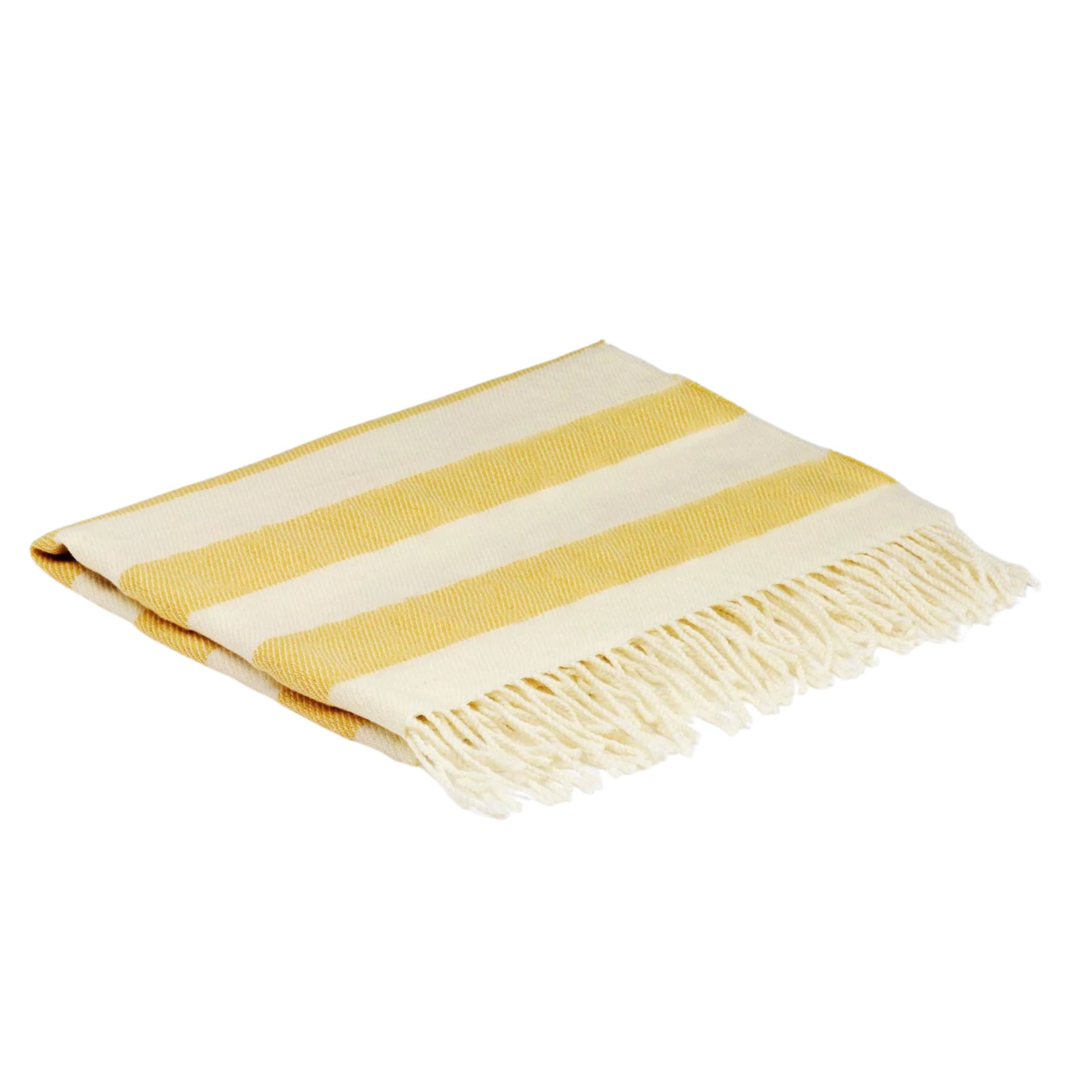 McNutt Throw Whispering Lemon | 100% Lambswool Baby Blanket
