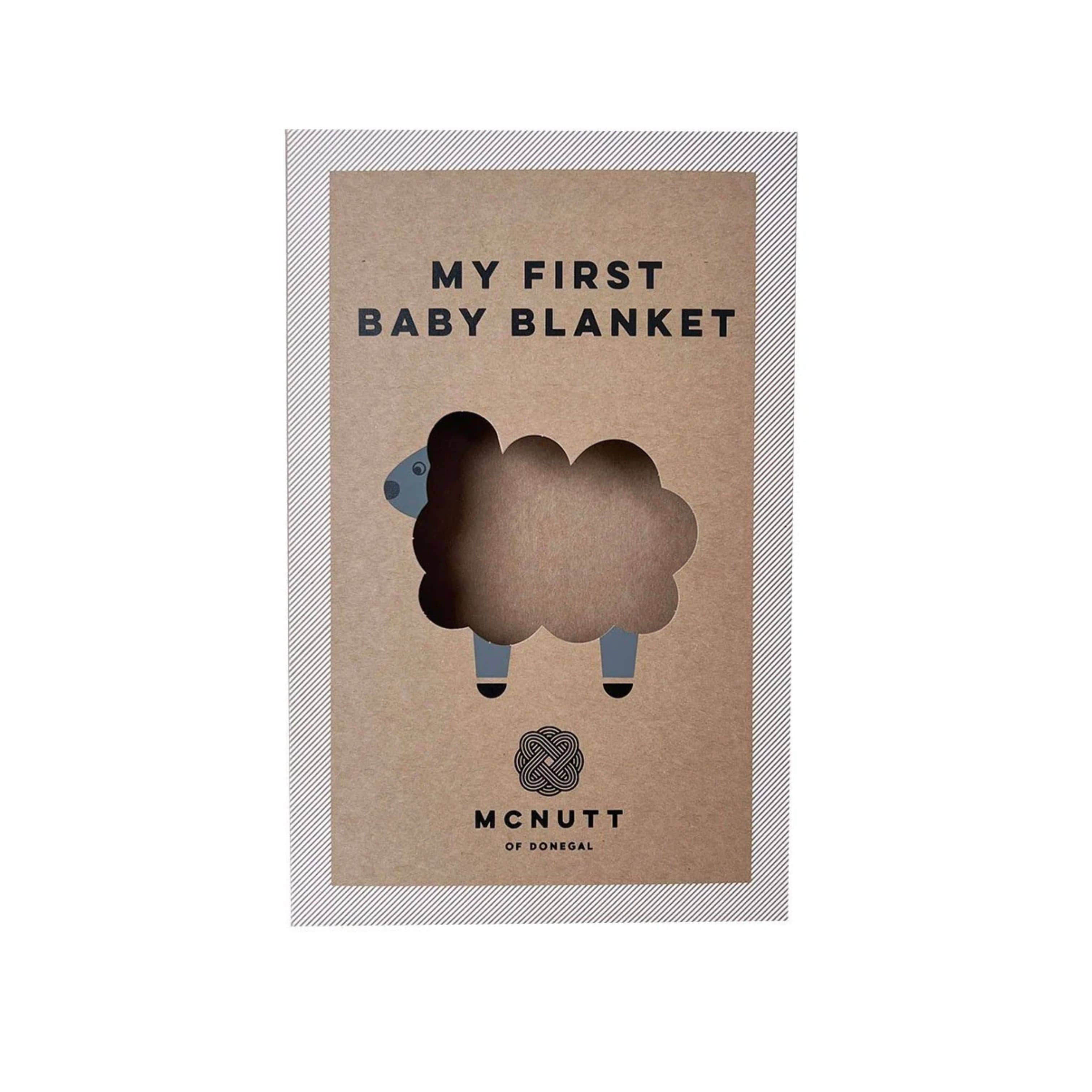 McNutt Throw Whispering Pink | 100% Lambswool Baby Blanket