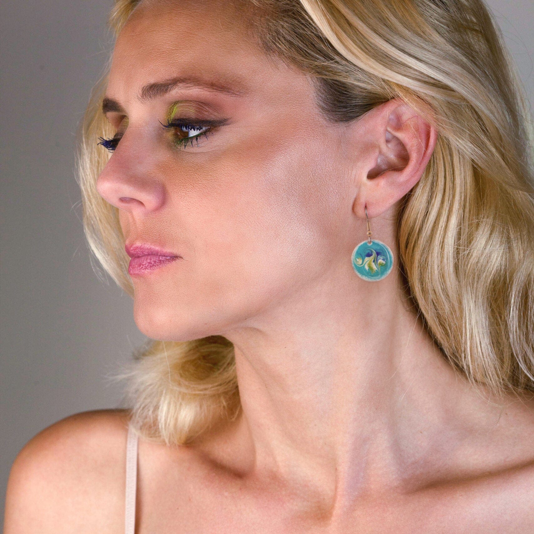 Meab Enamels Isabela turquoise | Drop Earrings