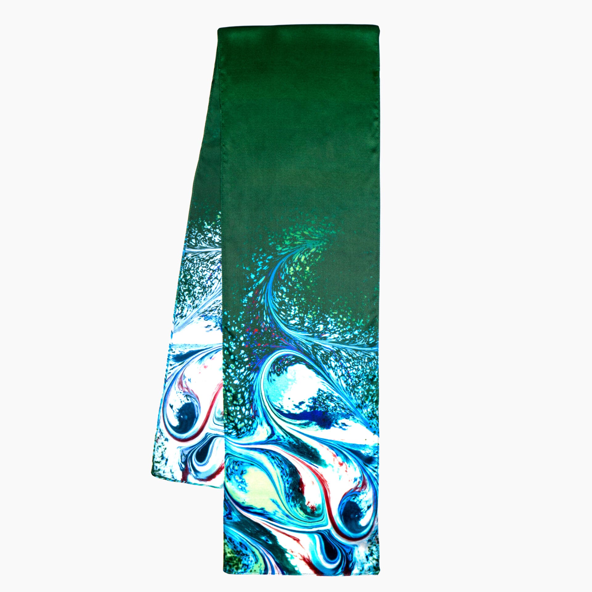 Meab Enamels Scarf Celtic Green | Silk Scarf