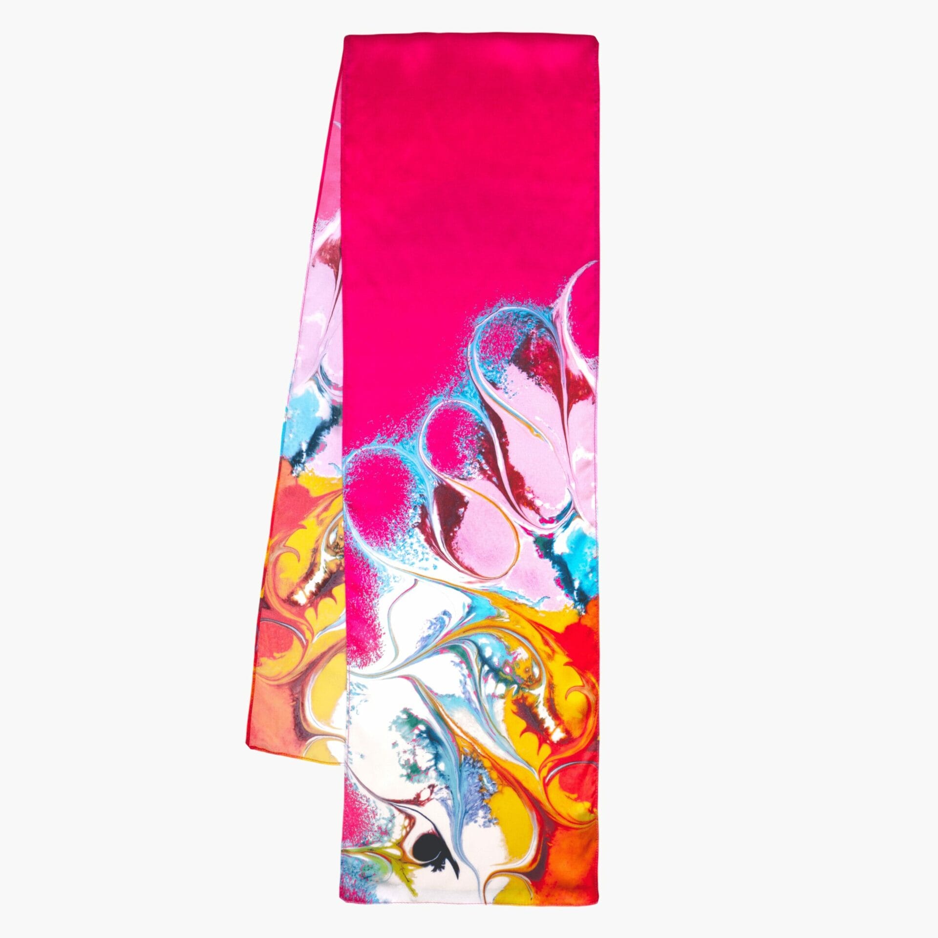 Meab Enamels Scarf Hot Pink | Silk Scarf