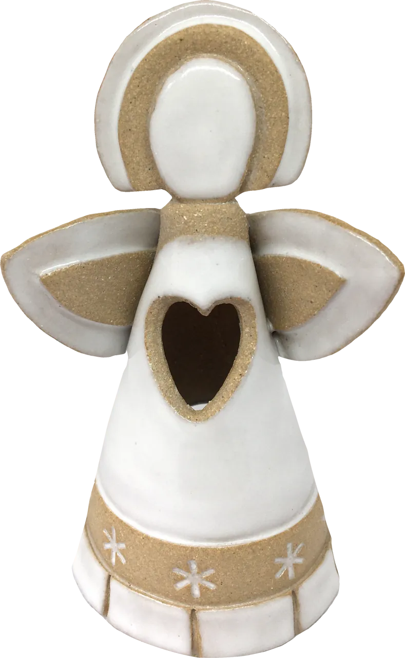 Michelle Butler White Angel | Small Ceramic Tealight