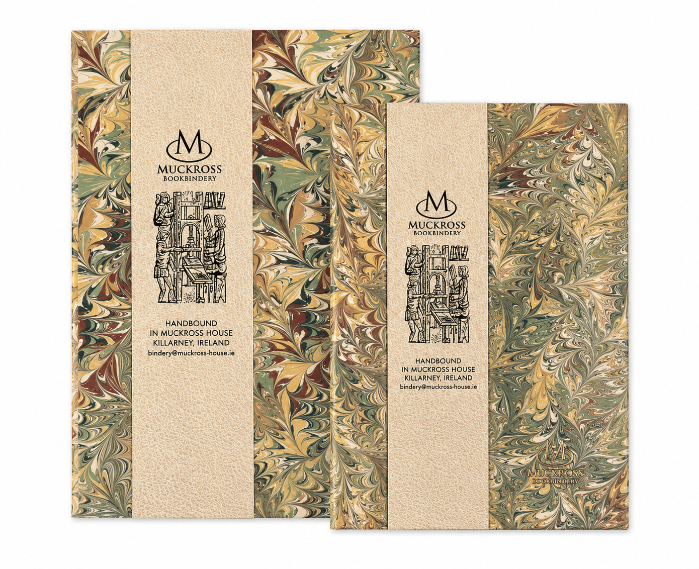 Muckross Bookbindary Handbound Notebook | Autumnal Tones