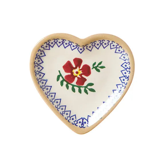 Nicholas Mosse Old Rose | Tiny Heart Plate