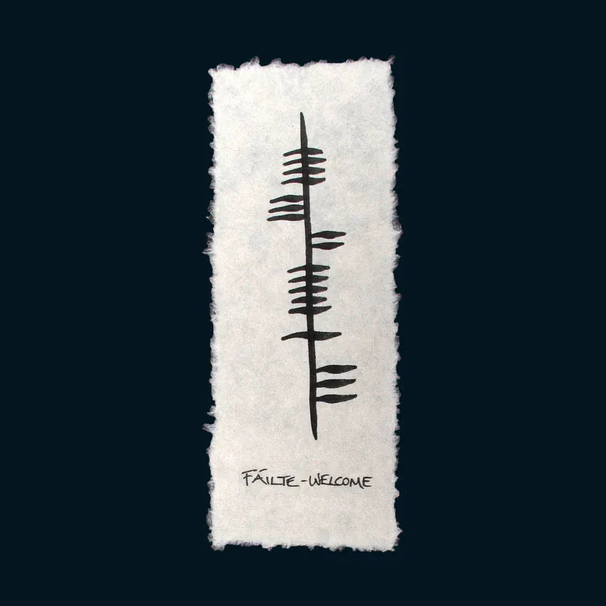 Ogham Wish Failte Welcome | Framed Artwork