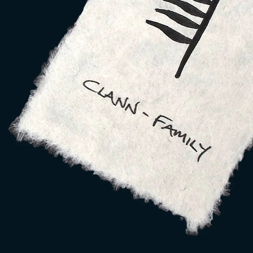 Ogham Wish Family - Clann  | Framed Artwork