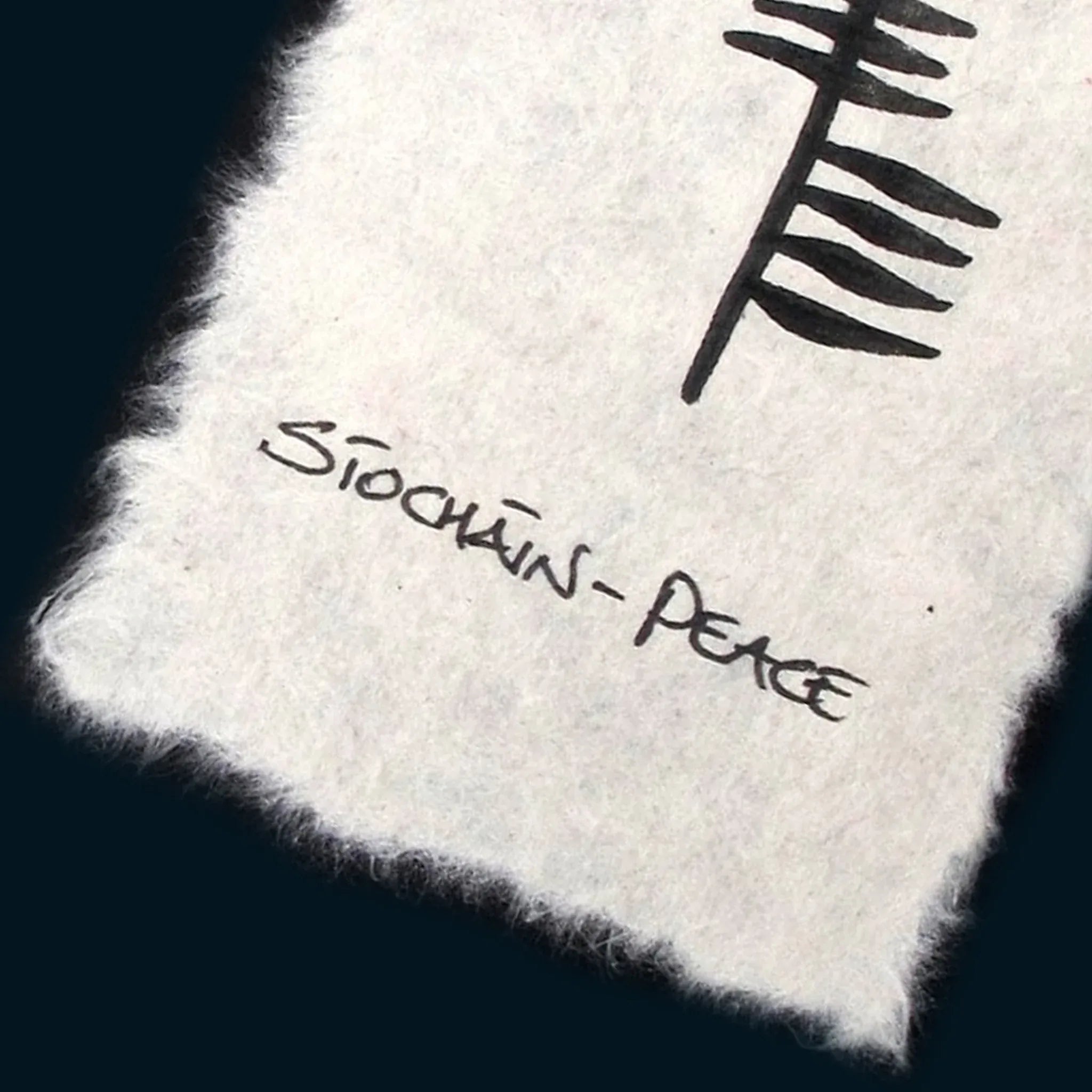 Ogham Wish Siochain - Peace | Framed Artwork