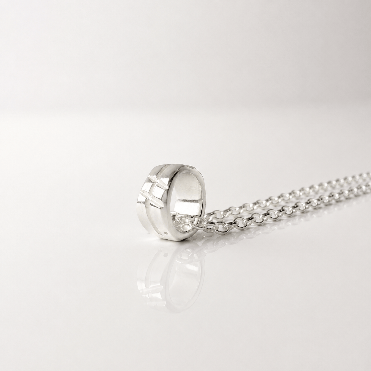 Ogham | Baby Ring Grá Necklace