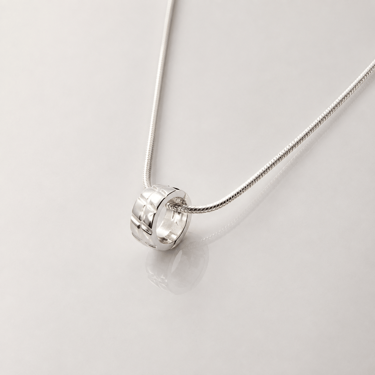 Ogham | Baby Ring Grá Necklace