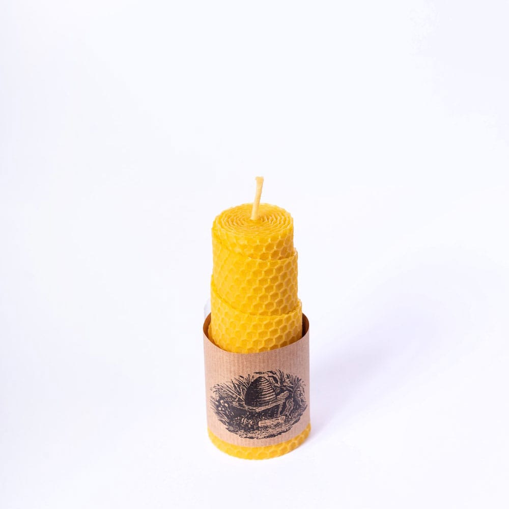 Rainbow & Beeswax Beeswax | Coiled Candle