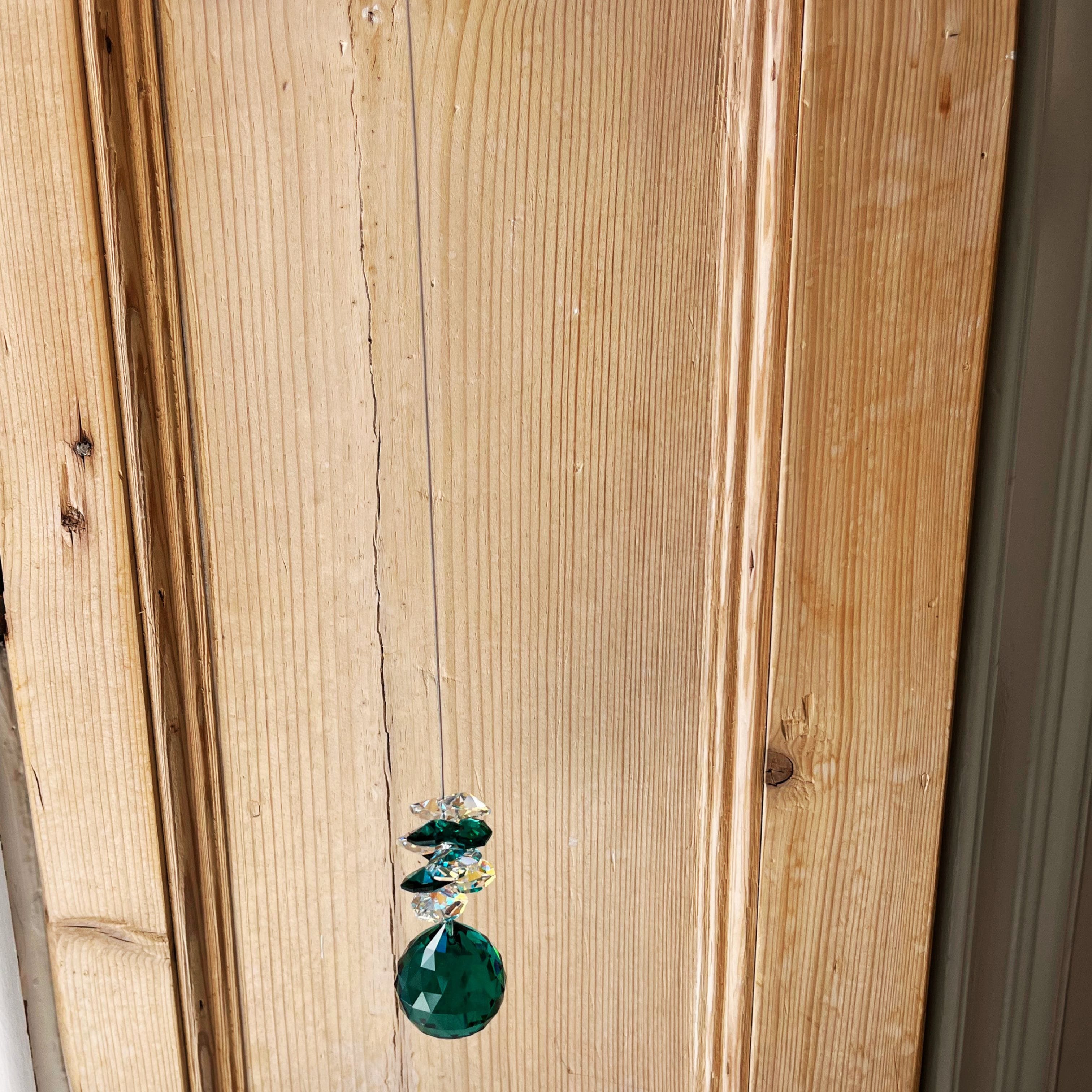 Retha Designs Emerald Swarovski | Ball Suncatcher