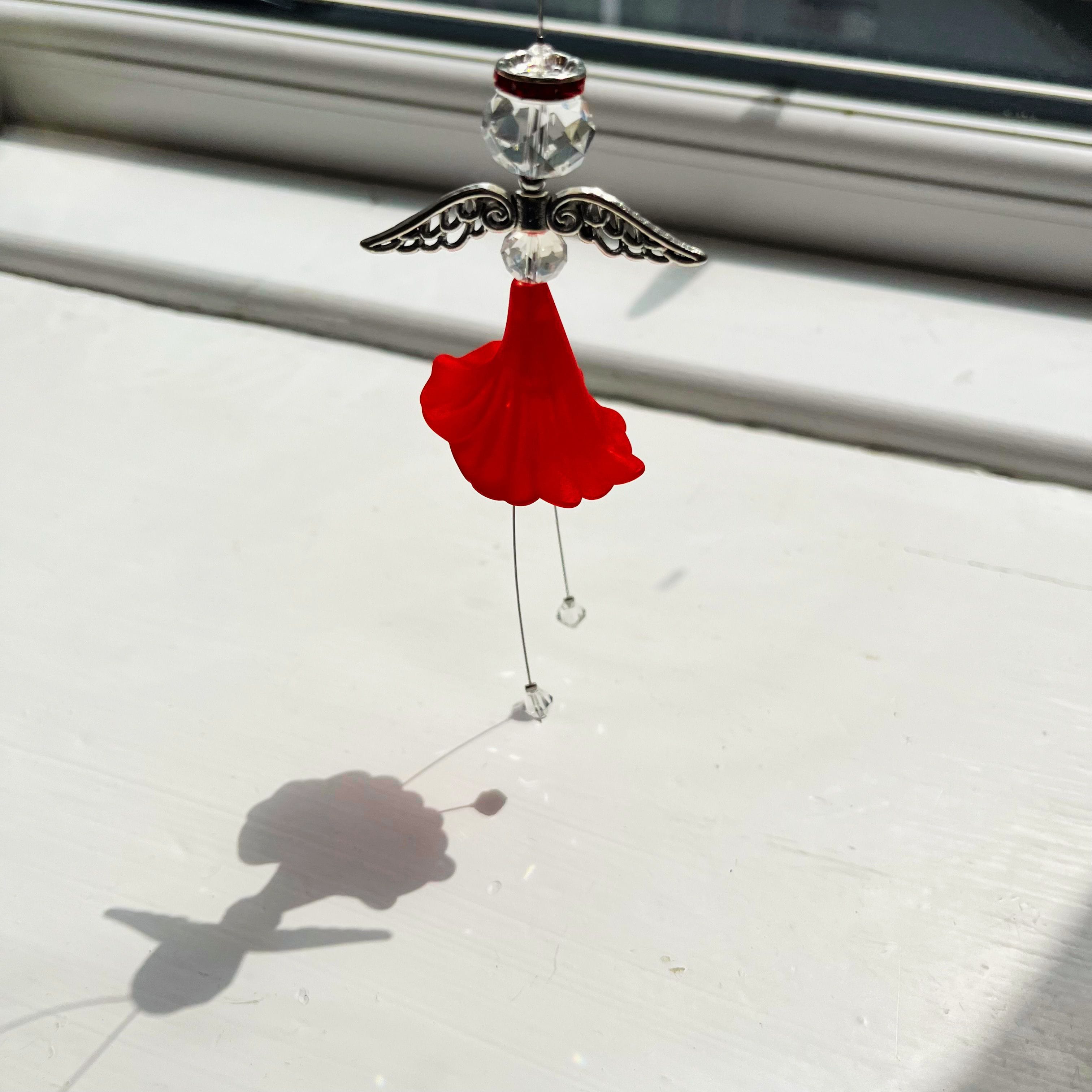 Retha Designs Red Angel | Suncatcher