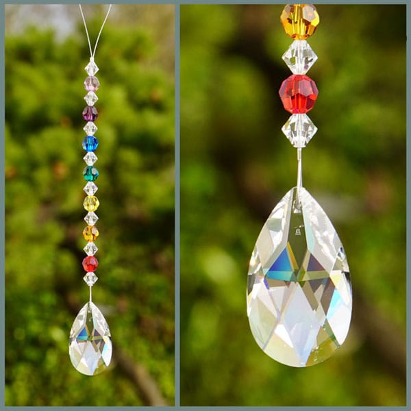 Retha Designs Tear Drop | Chakra Suncatcher
