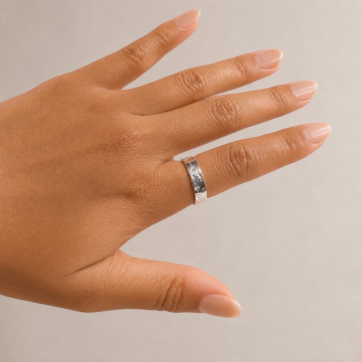Heaven | Silver 5mm Width Ring