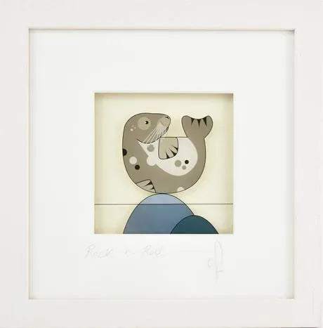 Rock 'n' Roll | Framed Glass Painting