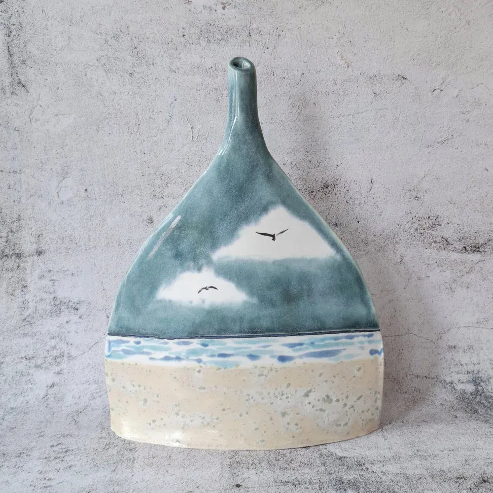 Run Baby Run Vases Ebb Tide | Large Bottleneck Vase