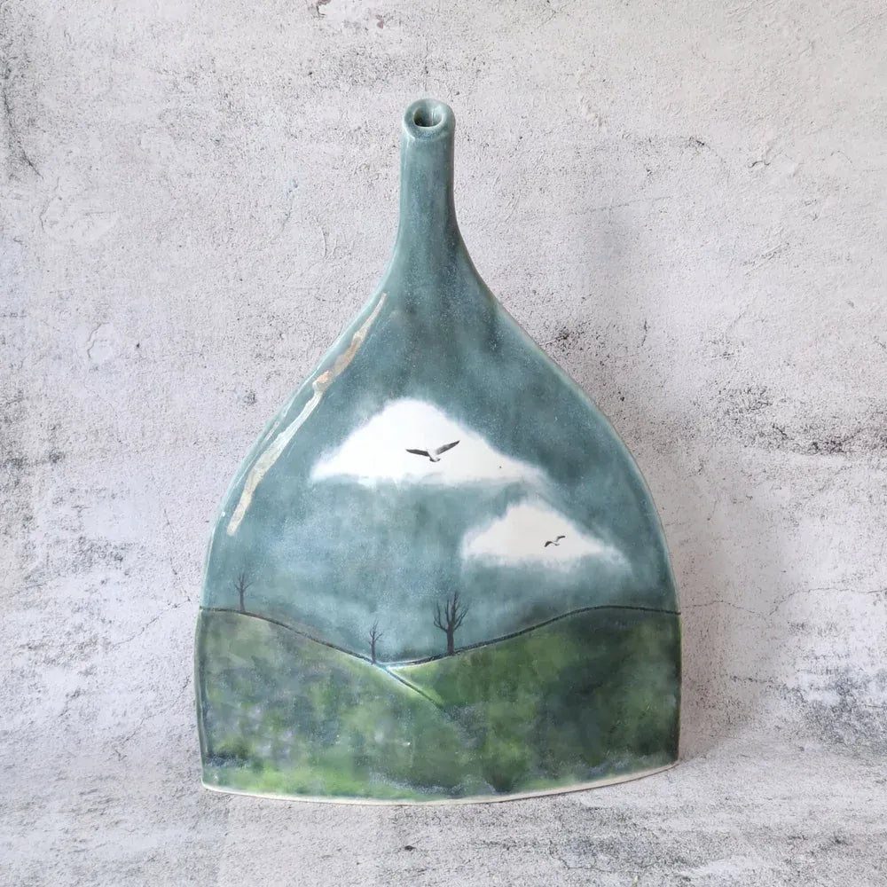 Run Baby Run Vases Lay of the Land | Large Bottleneck Vase