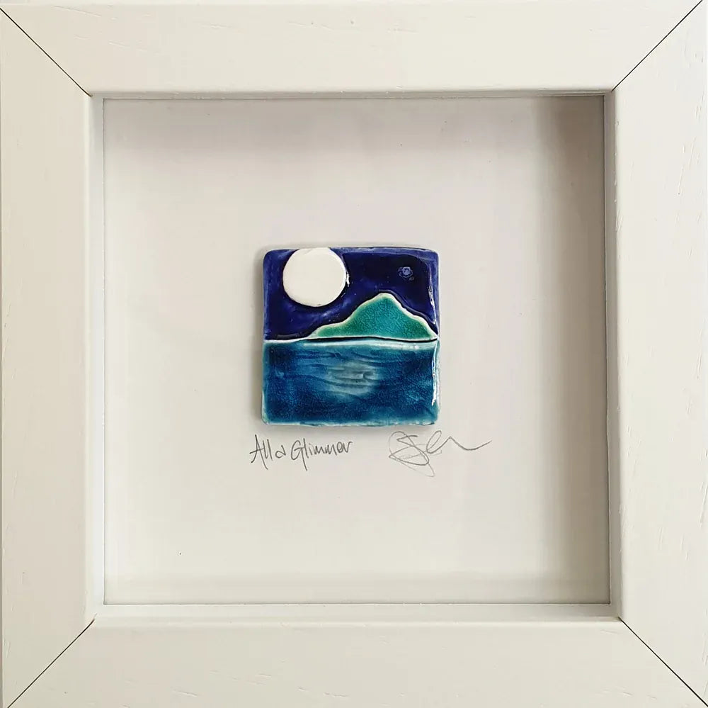 Sharlene Kemple All a Glimmer | Mini Square Wall Art
