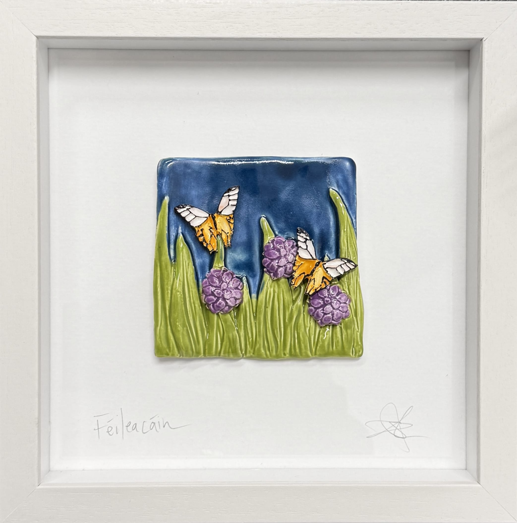 Sharlene Kemple Féileacán | Medium Square Wall Art